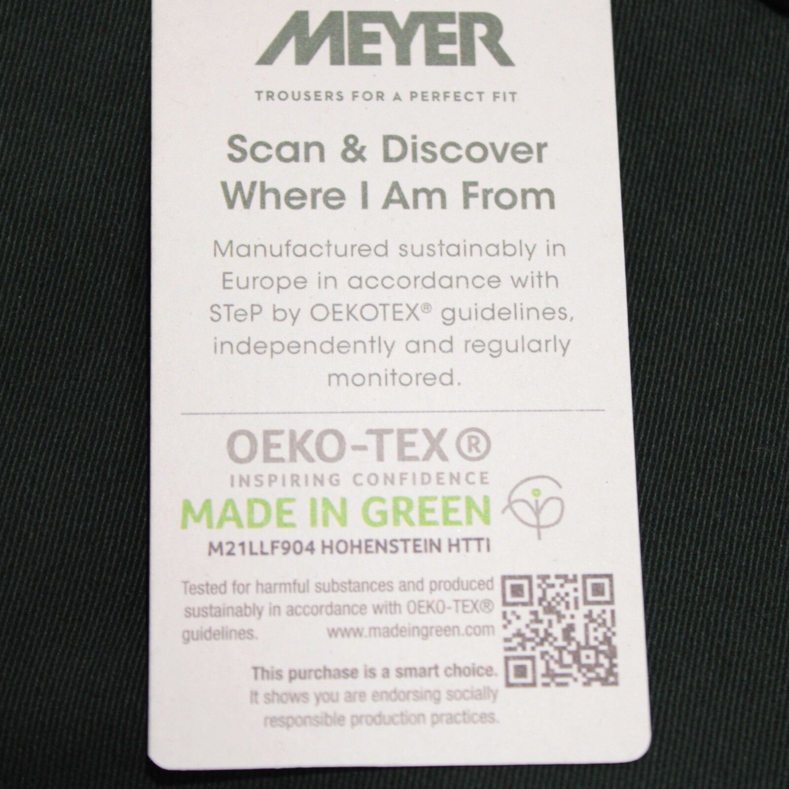 Other Meyer New with tags Chino Size 34 US In Green Size US 34 / EU 50 - 5 Thumbnail