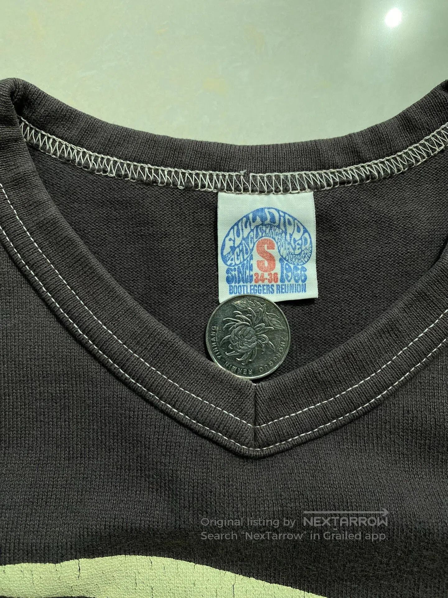 Freewheelers Short Sleeve Tee with V. Size US S / EU 44-46 / 1 - 3 Thumbnail