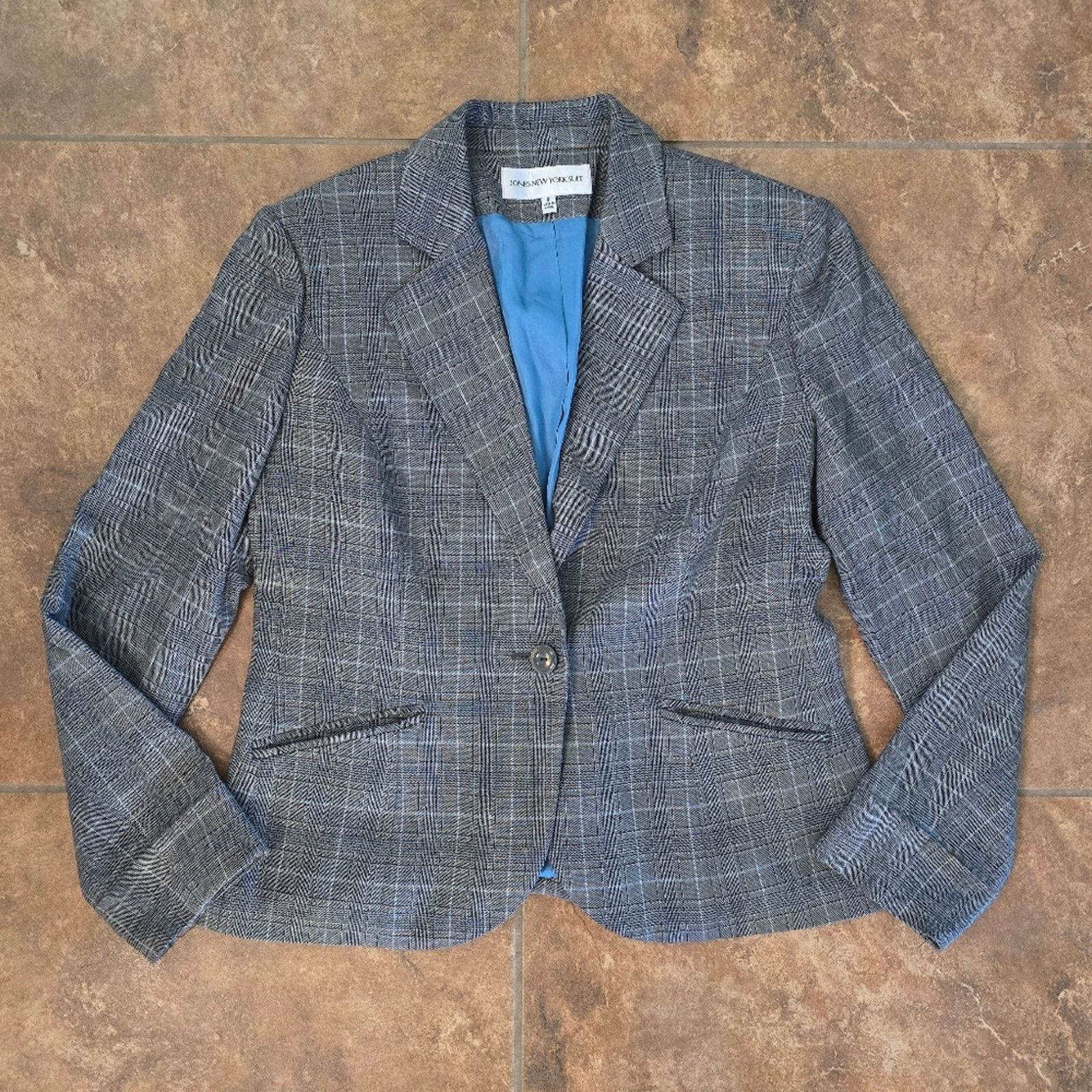 Jones New York Grey | JONES NEW YORK | Business Blazer Size M / US 6-8 / IT 42-44 - 1 Thumbnail