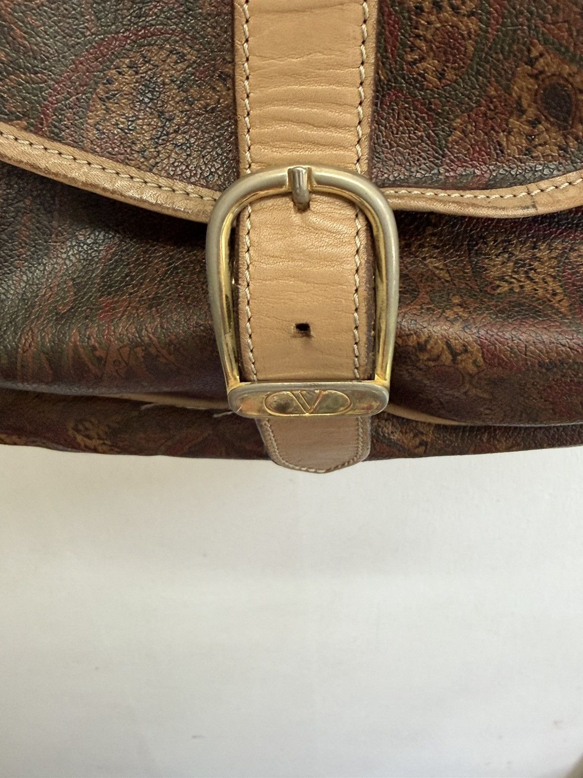 Valentino Valentino Garavani Vintage Paisley Messenger Crossbody Size ONE SIZE - 9 Thumbnail