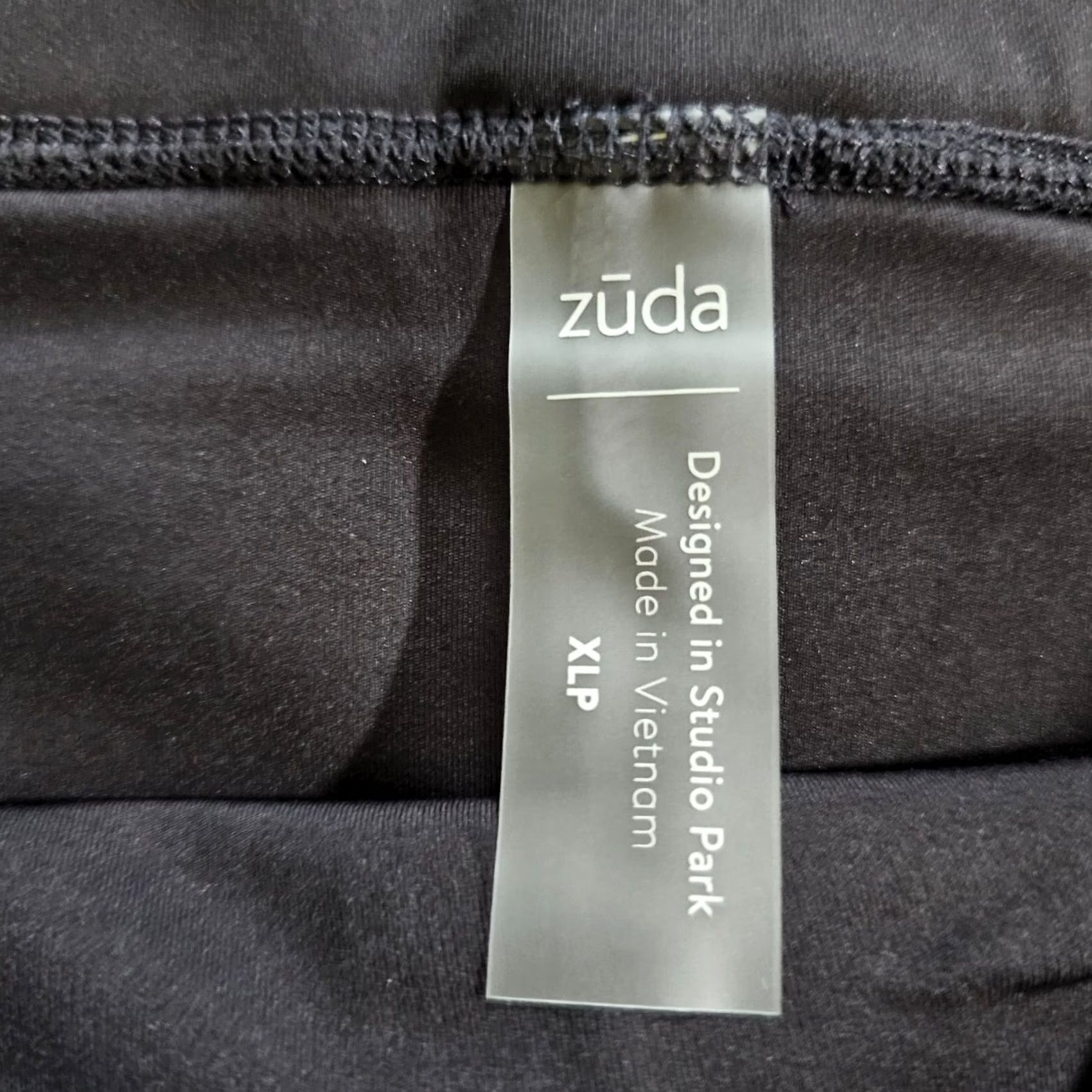 Vintage Zuda Skort Womens XL Petite Black Stretch Short Athletic Tennis Golf Casual Size 40" / US 18 - 3 Thumbnail