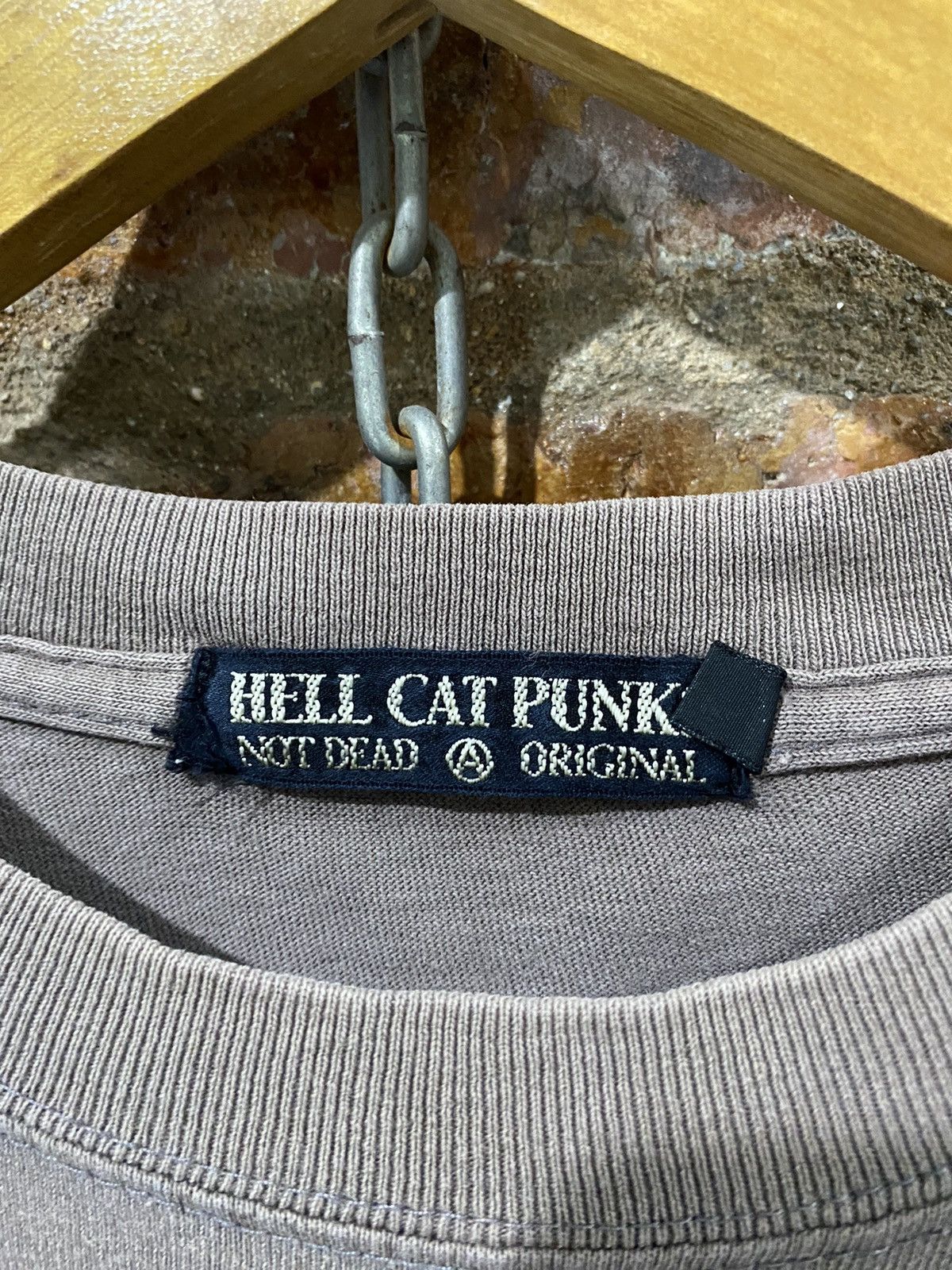20471120 × Hysteric Glamour × Japanese Brand 1990s Hell cat punk Japan School of rock and punk tee Size S / US 4 / IT 40 - 9 Thumbnail
