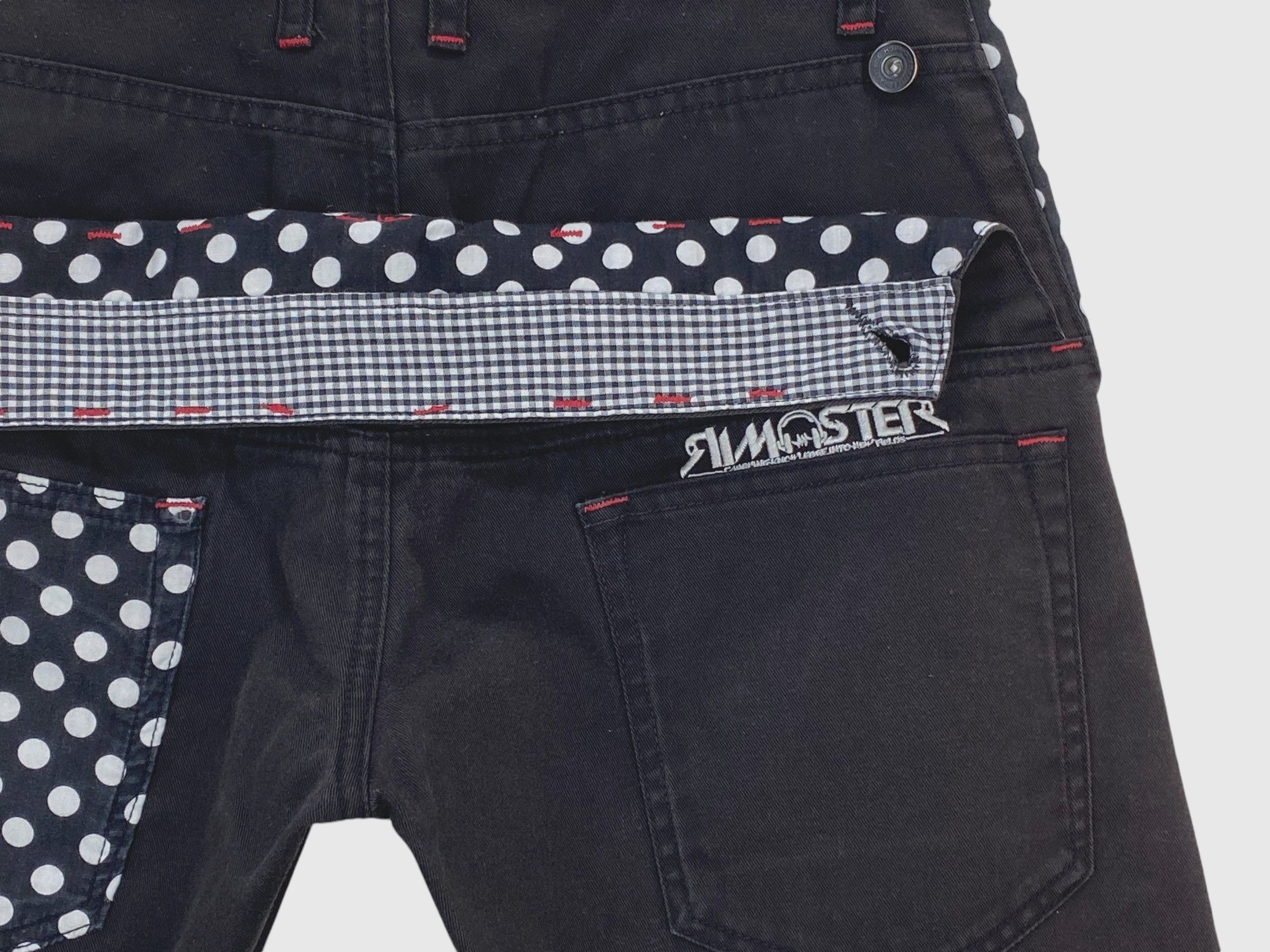 Japanese Brand RMT Double Waist Pants Stripes Skateboards Hickory Size US 29 - 8 Thumbnail