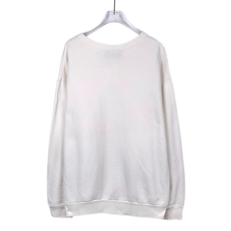 Gucci Gucci Logo letter printed round-neck white cotton sweatshir Size US S / EU 44-46 / 1 - 2 Thumbnail