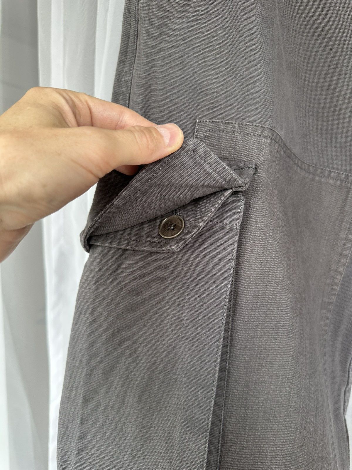 Prada PRADA FW 2006 Combat Cargo Pants Vintage Cotton wide wool Size US 32 / EU 48 - 10 Thumbnail