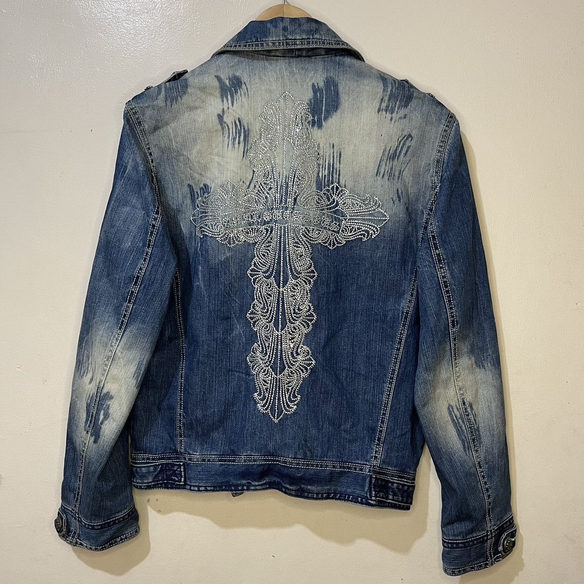 A&G Rock Rare A&G Amal Guessous x Sex Pistols Biker Denim Jacket Size US L / EU 52-54 / 3 - 14 Thumbnail
