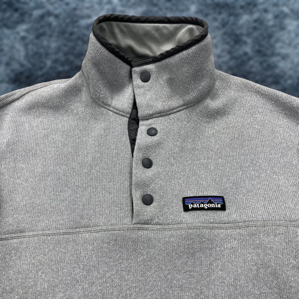 Patagonia Patagonia Jacket Womens Small Gray Lightweight Better Sweater Marsupial Snap T Size S / US 4 / IT 40 - 1 Thumbnail
