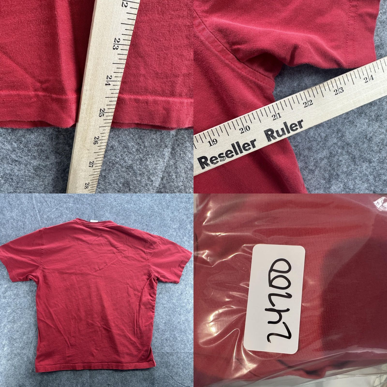 Brooks Brothers Brooks Brothers Shirt Mens Large Red Cotton Embroidered Umbrella Logo Classic Tee Size US L / EU 52-54 / 3 - 8 Thumbnail