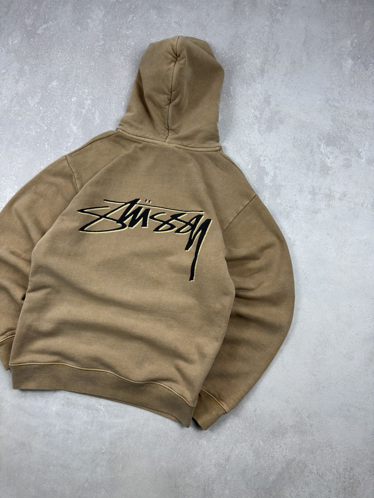 Stussy Stussy x Our Legacy Shadow Pigment Dyed Desert Hoodie USA Size US M / EU 48-50 / 2 - 11 Thumbnail
