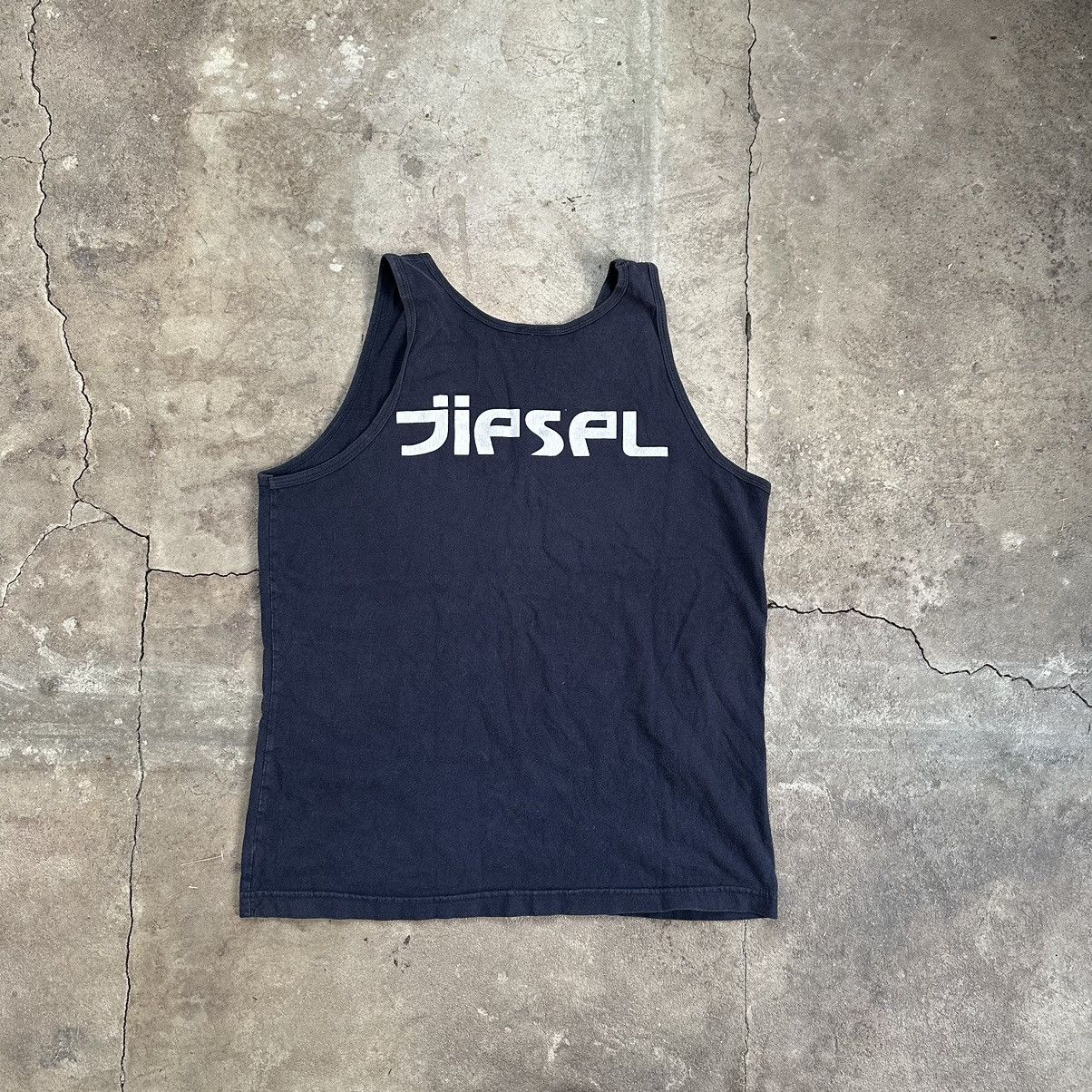 Diesel Vintage y2k Diesel avantgarde Tank Top t shirt Size US XL / EU 56 / 4 - 4 Thumbnail