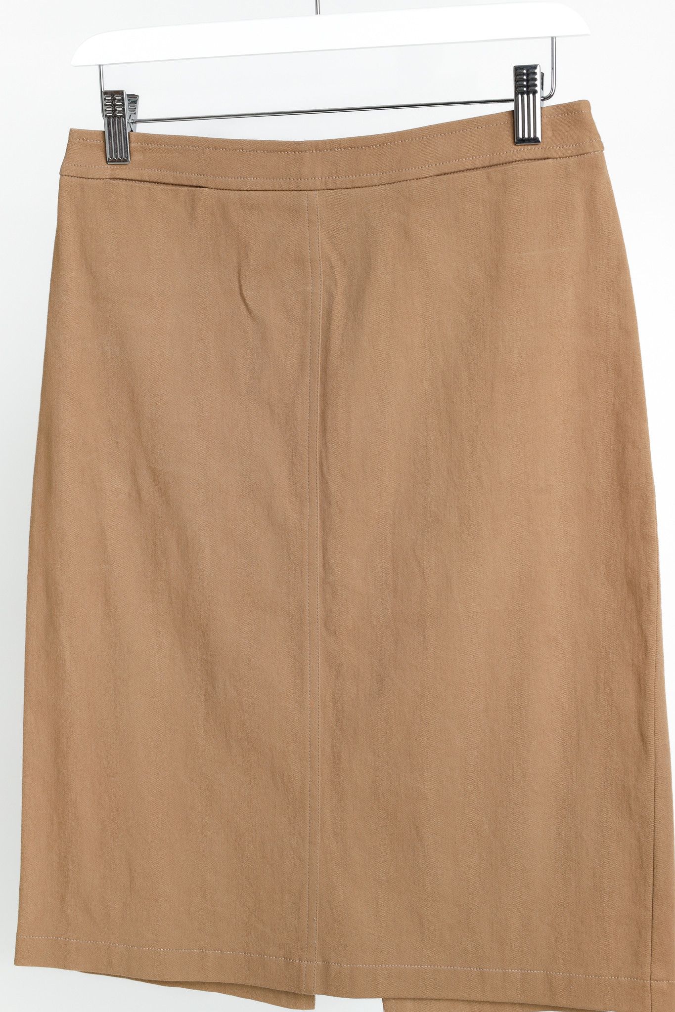 Blumarine Blumarine Tan Cotton Pencil Skirt Size 29" - 3 Thumbnail