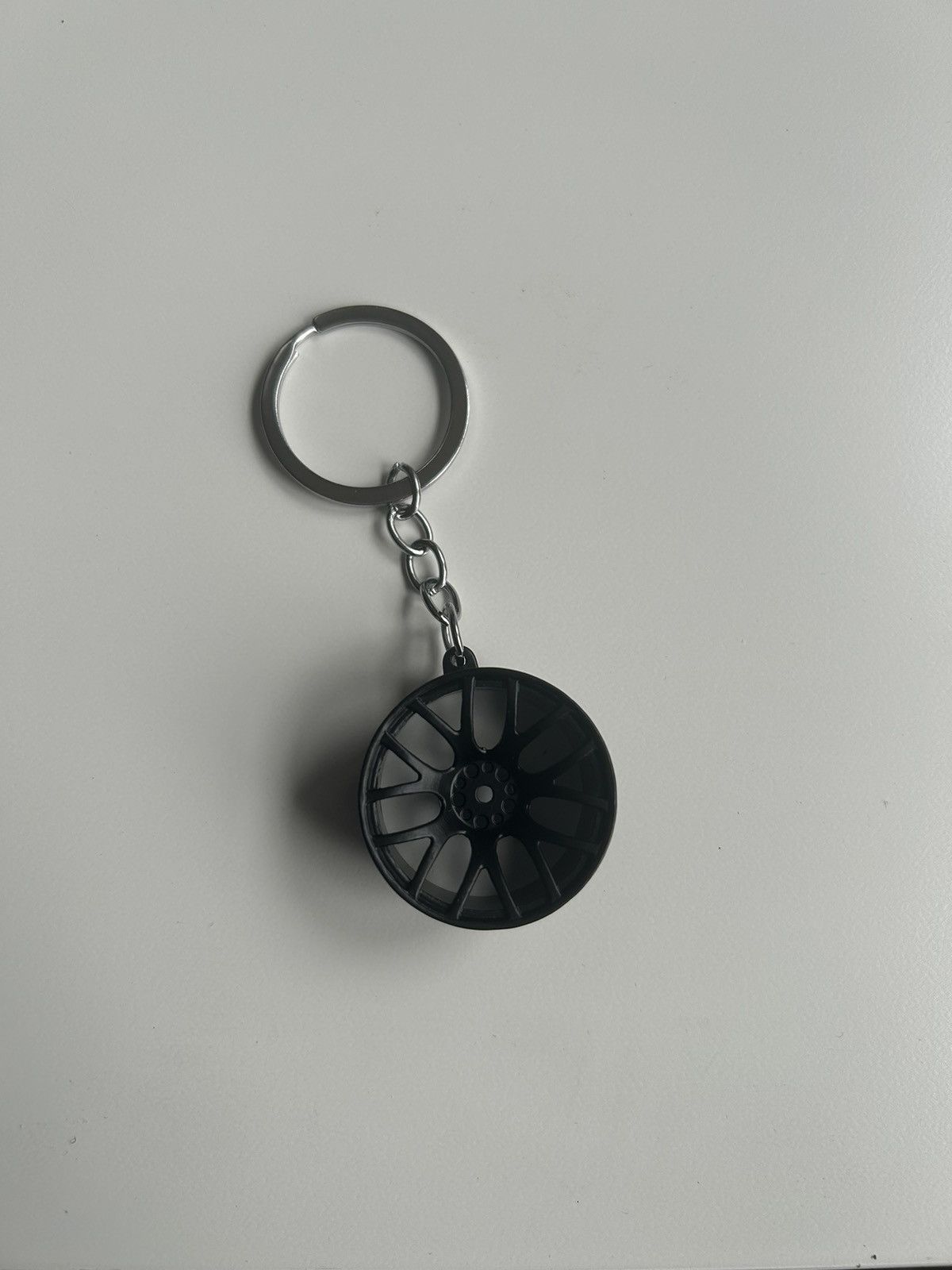 Japanese Brand Vintage Y2K 2000 sick black metal car rim keychain accessory Size ONE SIZE - 1 Thumbnail