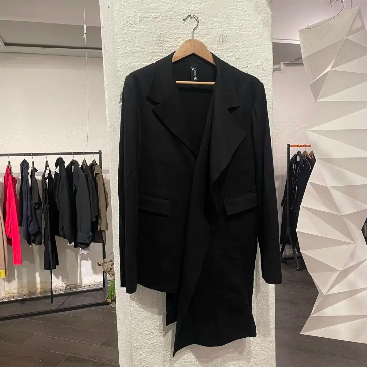Yohji Yamamoto Yohji Yamamoto pour homme 18ss asymmetrical blazer Size US L / EU 52-54 / 3 - 2 Thumbnail