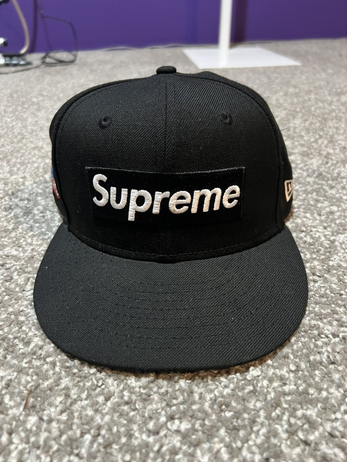 New Era × Supreme Supreme world famous box logo new era | Grailed