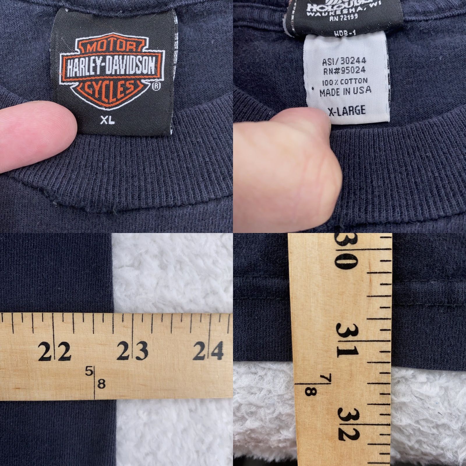 Harley Davidson VINTAGE Harley-Davidson Shirt Mens XL Daytona Bike Week Bruce Rossmeyer USA Motorcycle Size US XL / EU 56 / 4 - 9 Thumbnail