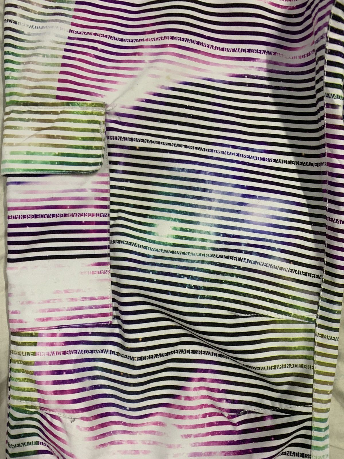 Japanese Brand Grenade “Viva La Grenade” Galaxy Print Snowboarding Pants Size US 34 / EU 50 - 8 Thumbnail