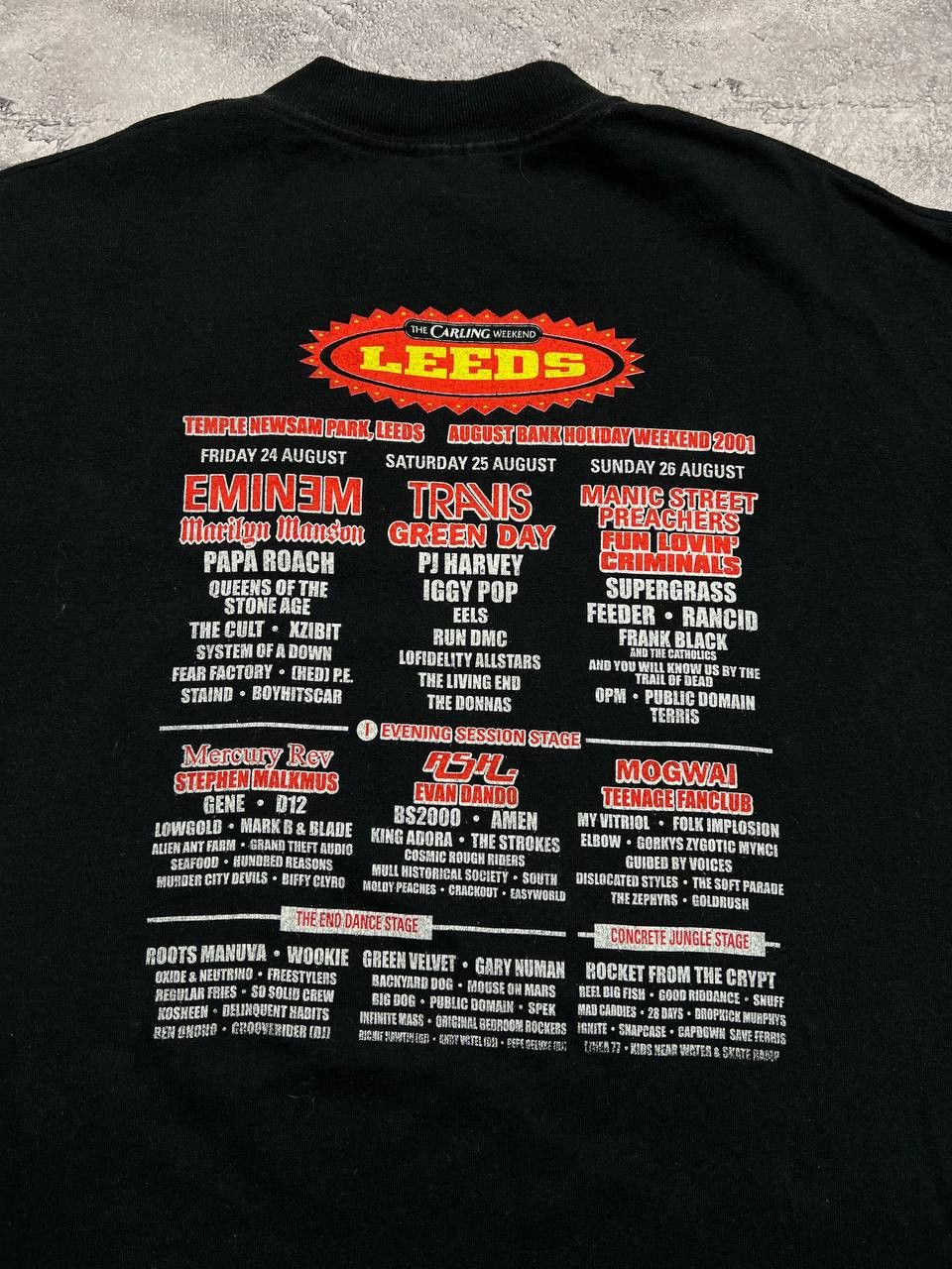 Vintage Vintage The Carling Weekend Leeds Marilyn Manson T-shirt Size US XL / EU 56 / 4 - 6 Thumbnail