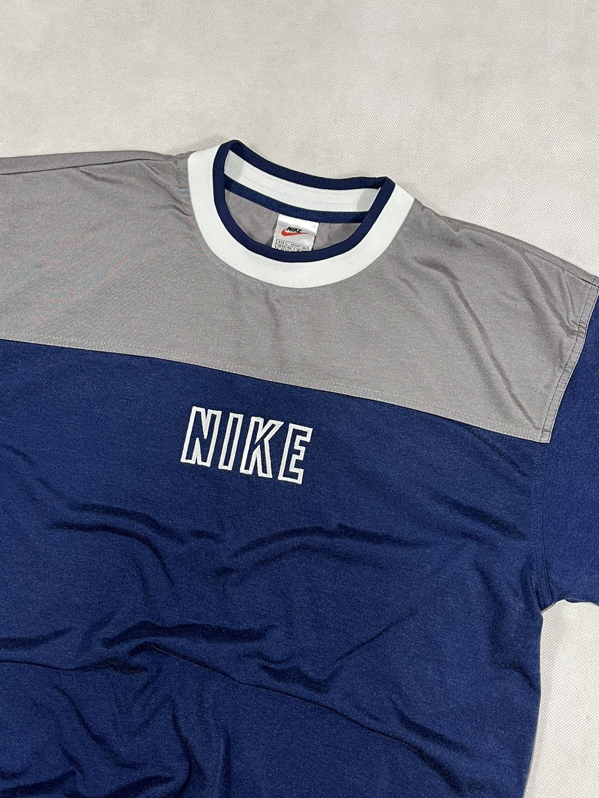 Nike × Vintage T-SHIRT NIKE VINTAGE HAFT LOGO RARE Y2K Size US L / EU 52-54 / 3 - 4 Thumbnail
