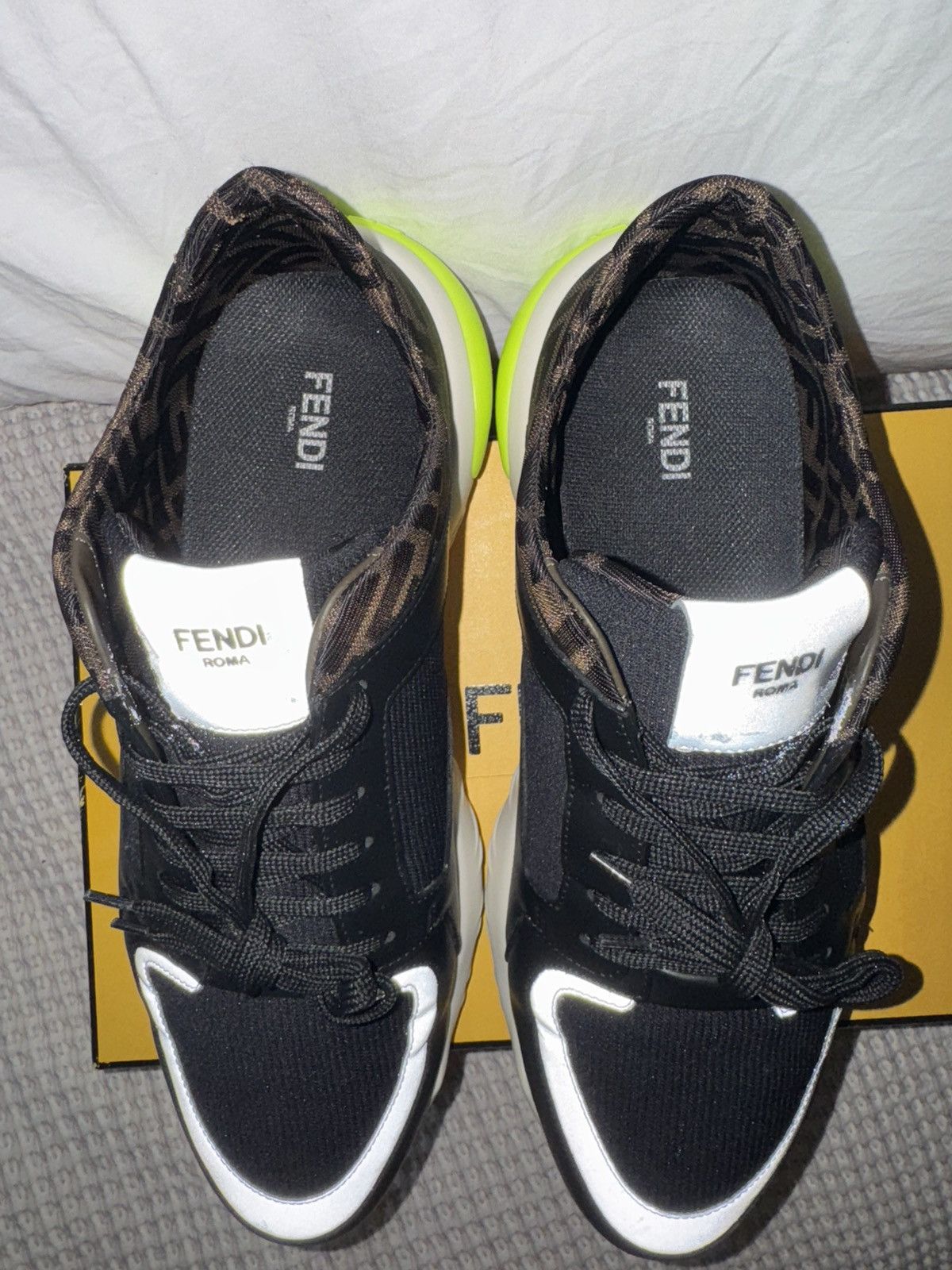 Fendi FENDI Jacquard FF Track Sneaker Size US 11 / EU 44 - 6 Thumbnail
