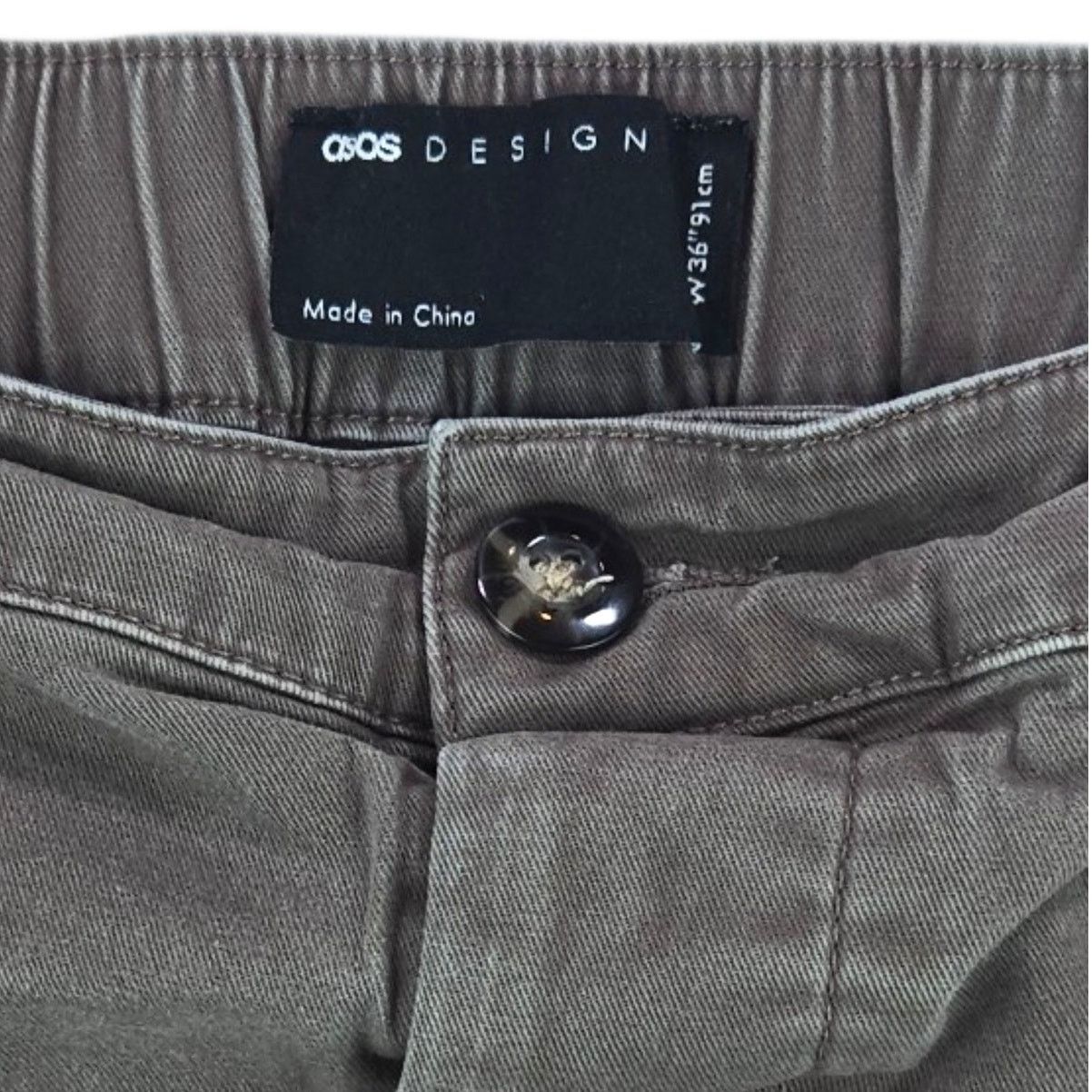 Asos ASOS | 7" Shorts w/Button Fly & Elastic Waistband | Size 36 Size US 36 / EU 52 - 3 Thumbnail