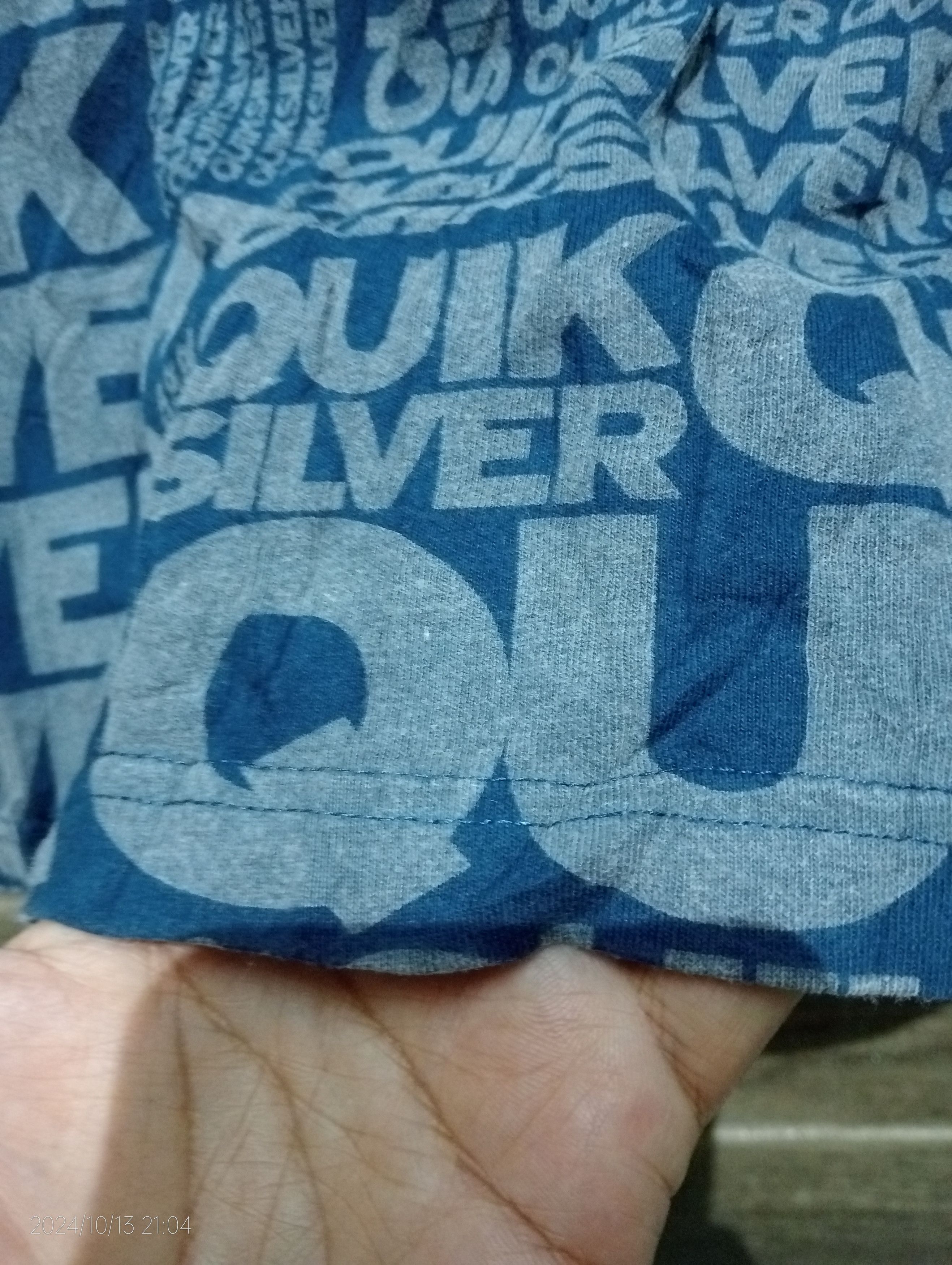 Quiksilver Vintage Y2K Quiksilver Printed All Over Tee Very Rare Size US M / EU 48-50 / 2 - 6 Thumbnail
