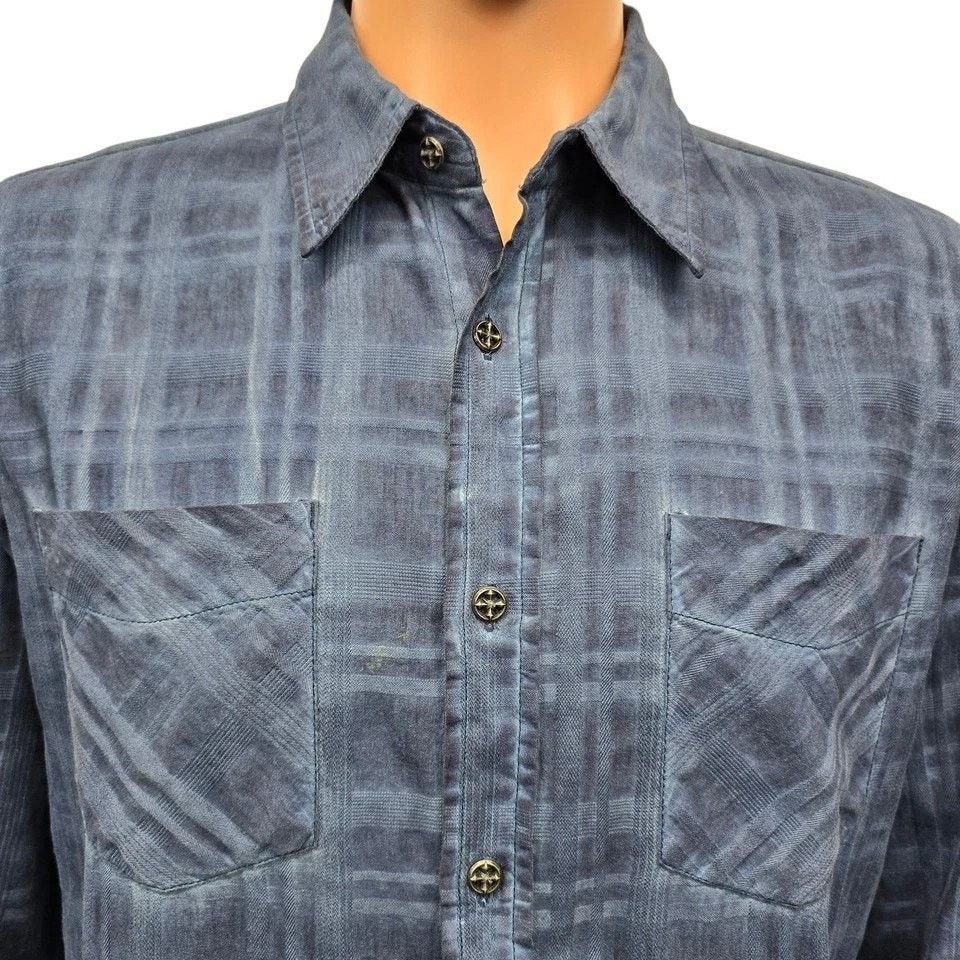 Affliction Affliction Black Premium Shirt Plaid Roll tab Sleeve 2Pocket Size US L / EU 52-54 / 3 - 8 Thumbnail
