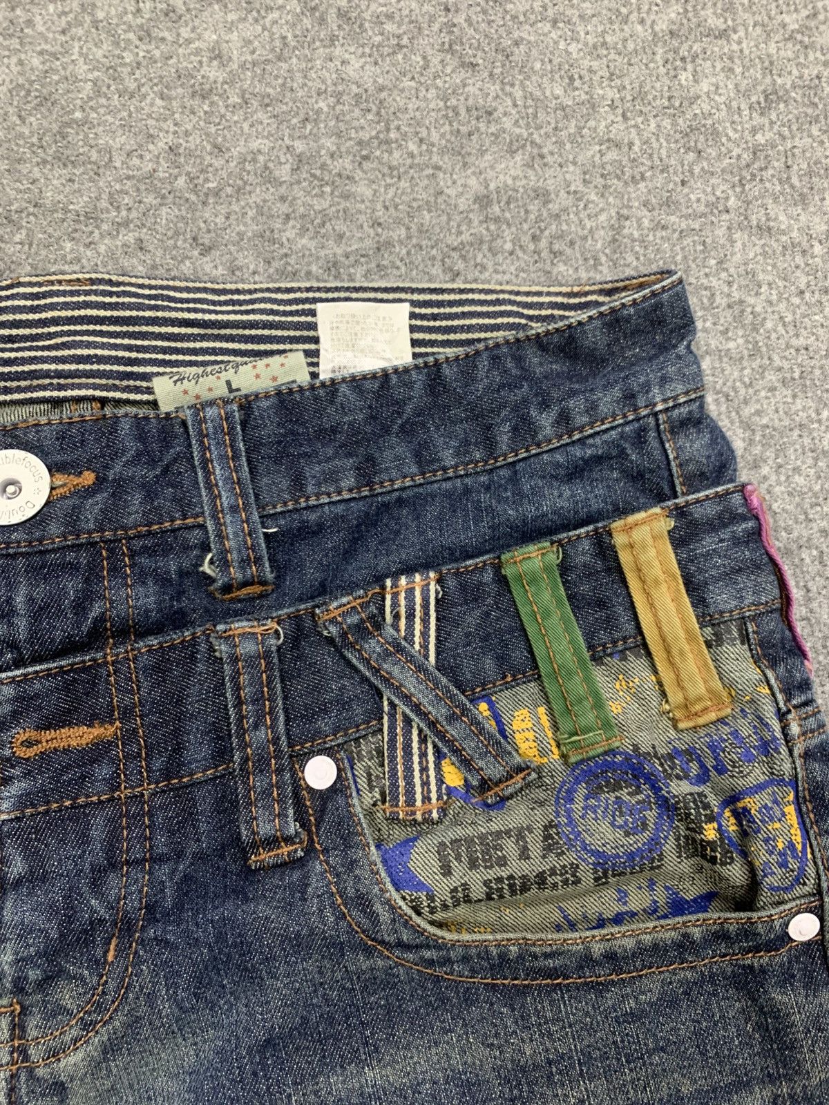 Punk and Yo DOUBLE WAIST DOUBLEFOCUS LIKE PUNK STYLE. Size US 32 / EU 48 - 7 Thumbnail