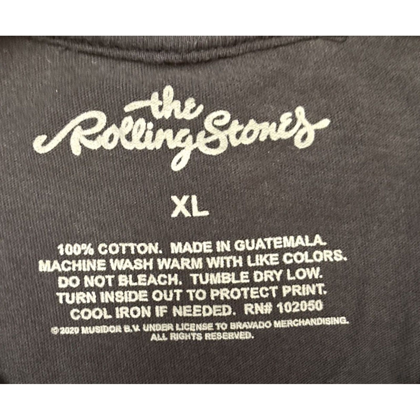 Vintage The Rolling Stones Shirt Womens XL Black Tour tongue Women Band Size XL / US 12-14 / IT 48-50 - 5 Thumbnail