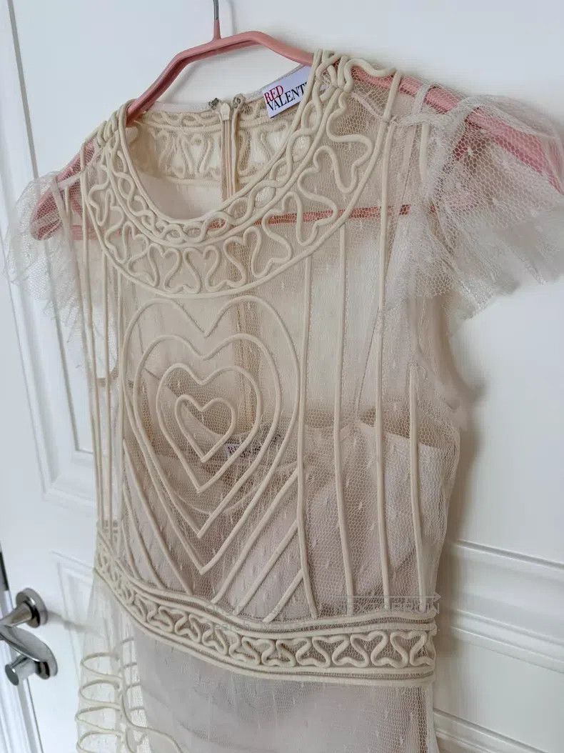 Valentino Valentino Lace long dress Size L / US 10 / IT 46 - 6 Thumbnail