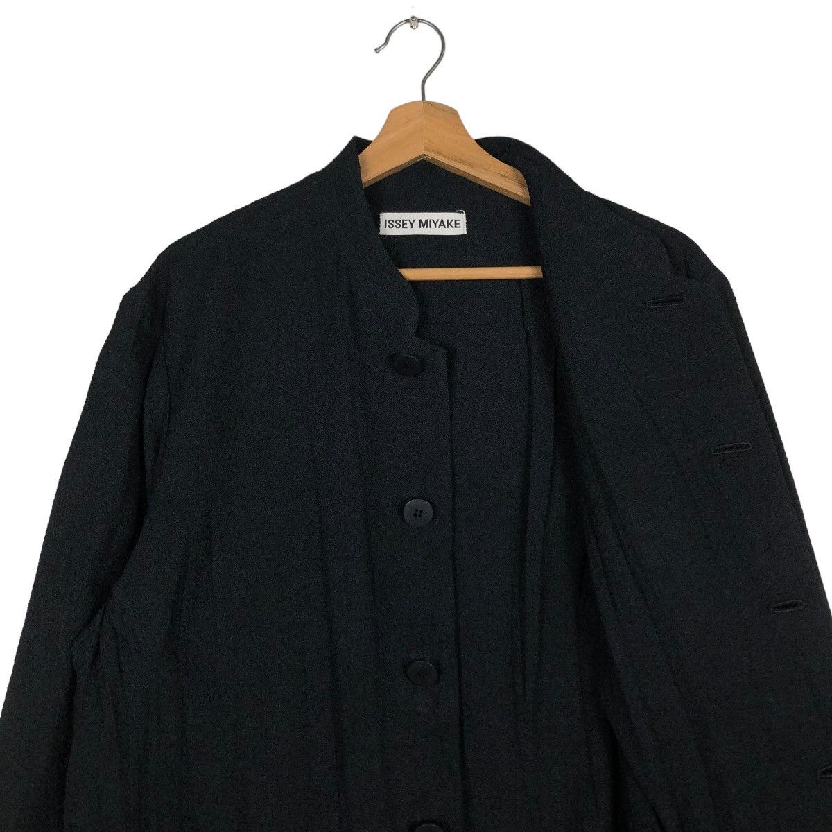 Issey Miyake 🔥RICH BLACK VINTAGE ISSEY MIYAKE JACKET MULTI POCKET CARGO Size US M / EU 48-50 / 2 - 14 Thumbnail