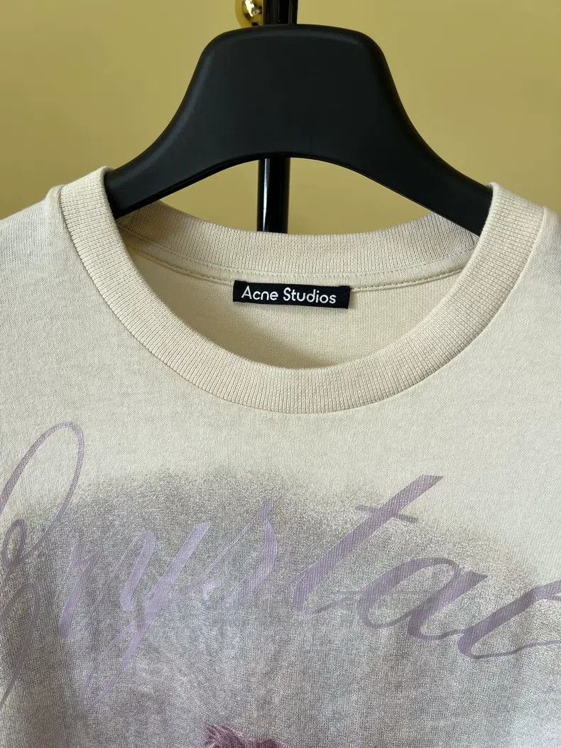 Acne Studios Acne Studios Dog print short-sleeve T-shirt, beige Size S / US 4 / IT 40 - 3 Thumbnail