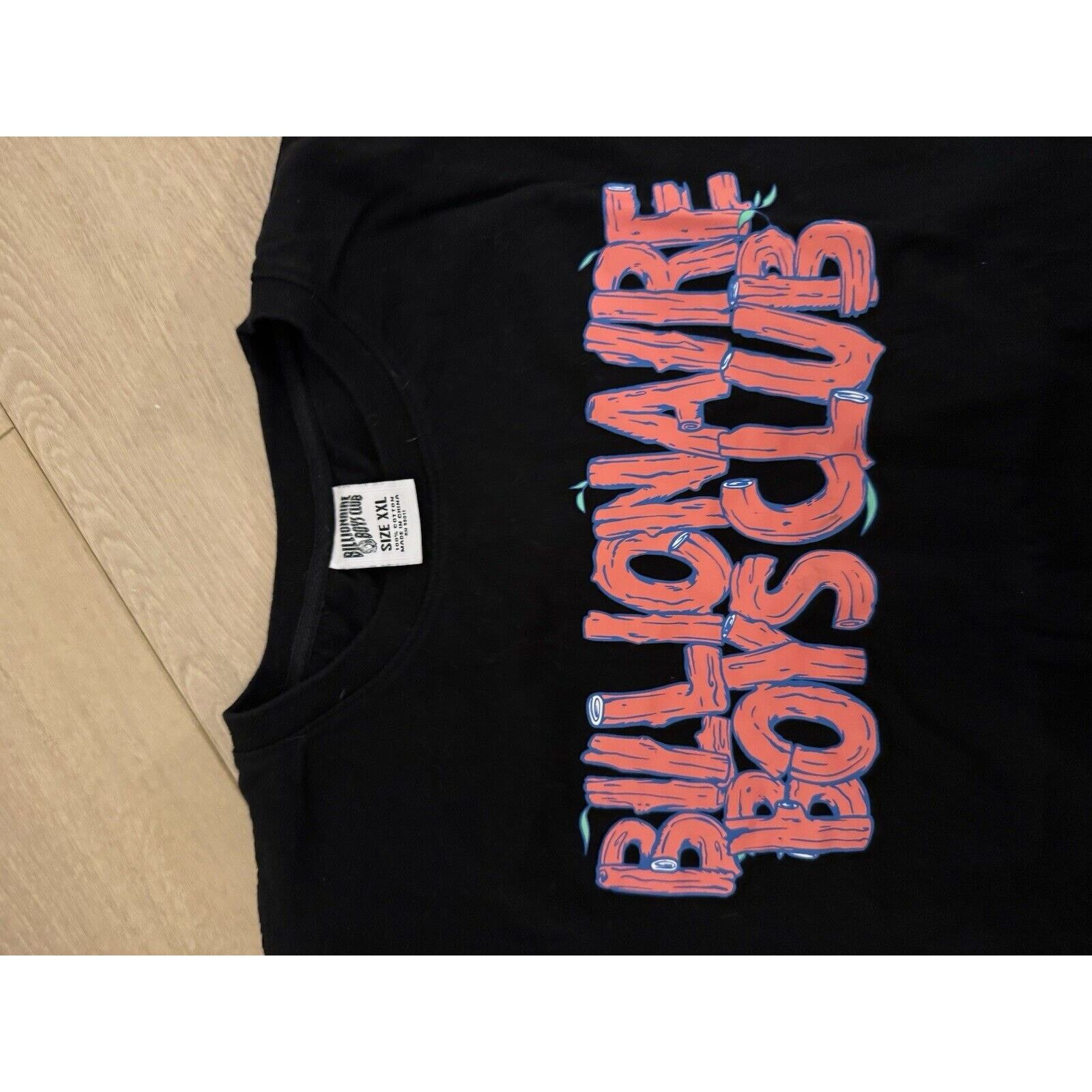 Billionare Boys factory Club Black Logo Sherpa Shirt