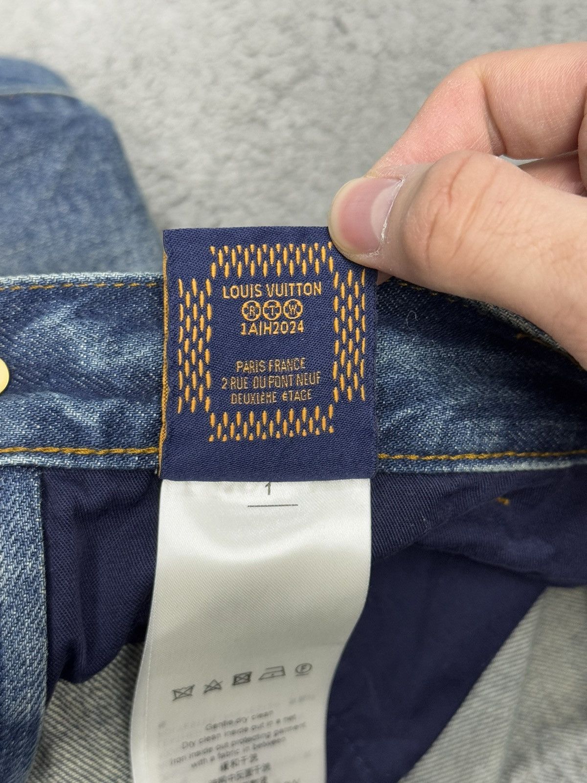 Louis Vuitton Louis Vuitton 24fw turquoise jeans Size US 29 - 17 Thumbnail