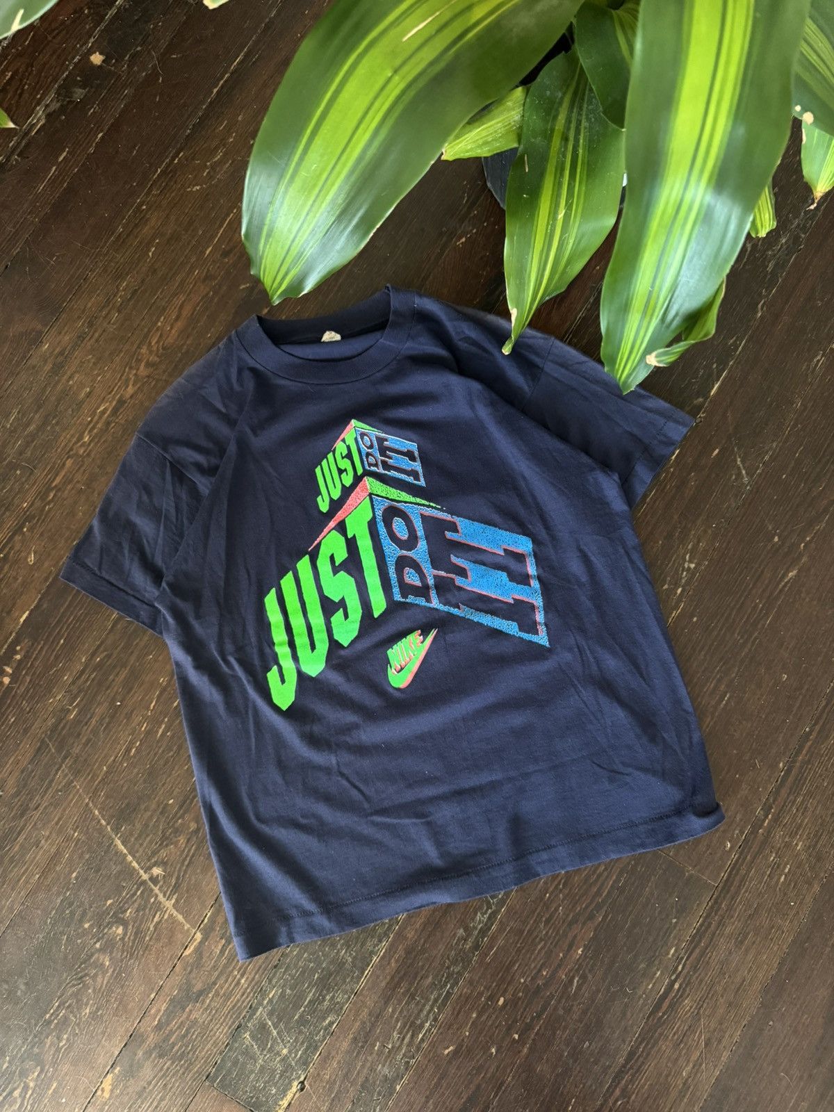 Nike 80s Nike Just Do It Bootleg Vintage Tee Size US L / EU 52-54 / 3 - 3 Thumbnail