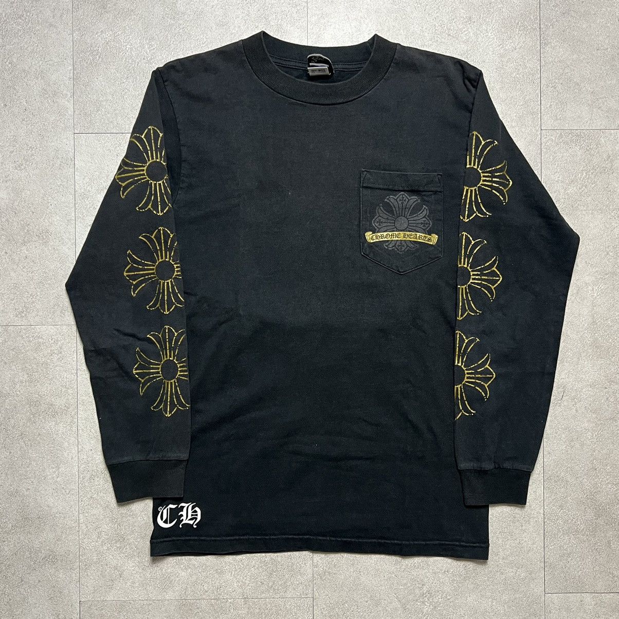 Chrome Hearts Chrome hearts Old Horse Shoe Logo Long Sleeve Tee Size US S / EU 44-46 / 1 - 1 Thumbnail