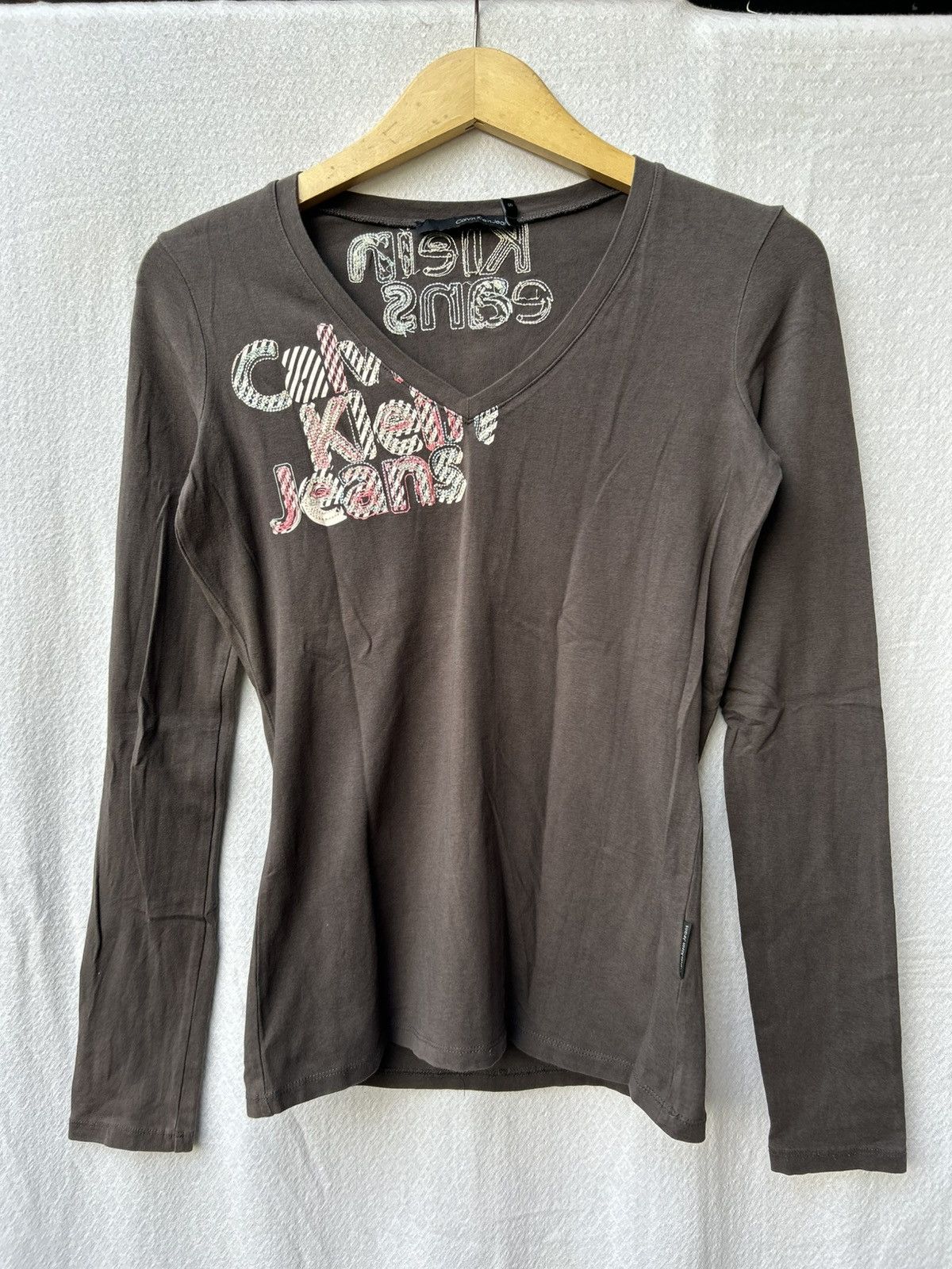 Calvin Klein × Calvin Klein 205W39NYC × Vintage Calvin Klein Jeans Longsleeve Shirt Size US S / EU 44-46 / 1 - 1 Thumbnail