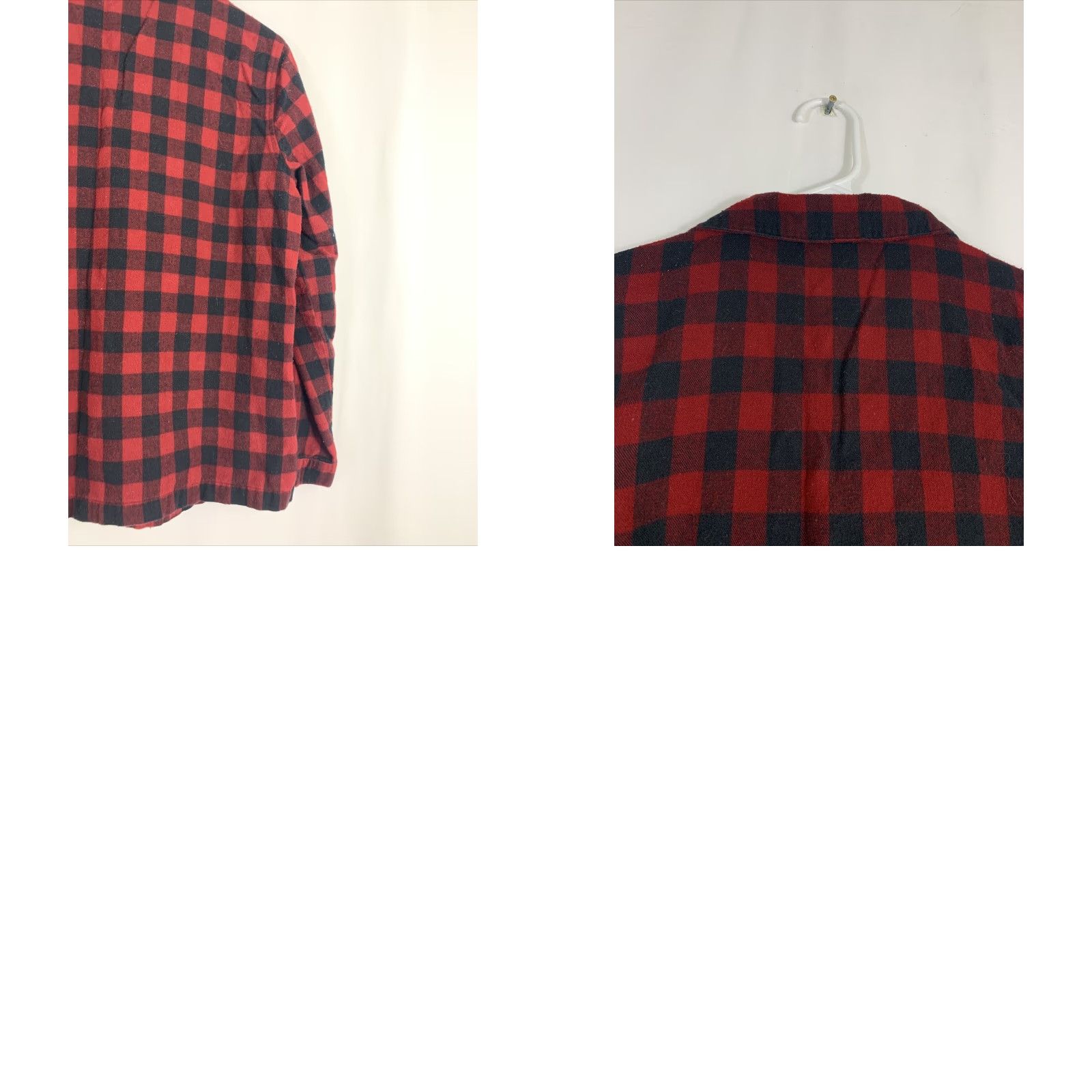 Vintage VINTAGE LL Bean Womens Small Red Black Soft Checkered Plaid Cotton Button-Up Shirt Size S / US 4 / IT 40 - 9 Thumbnail