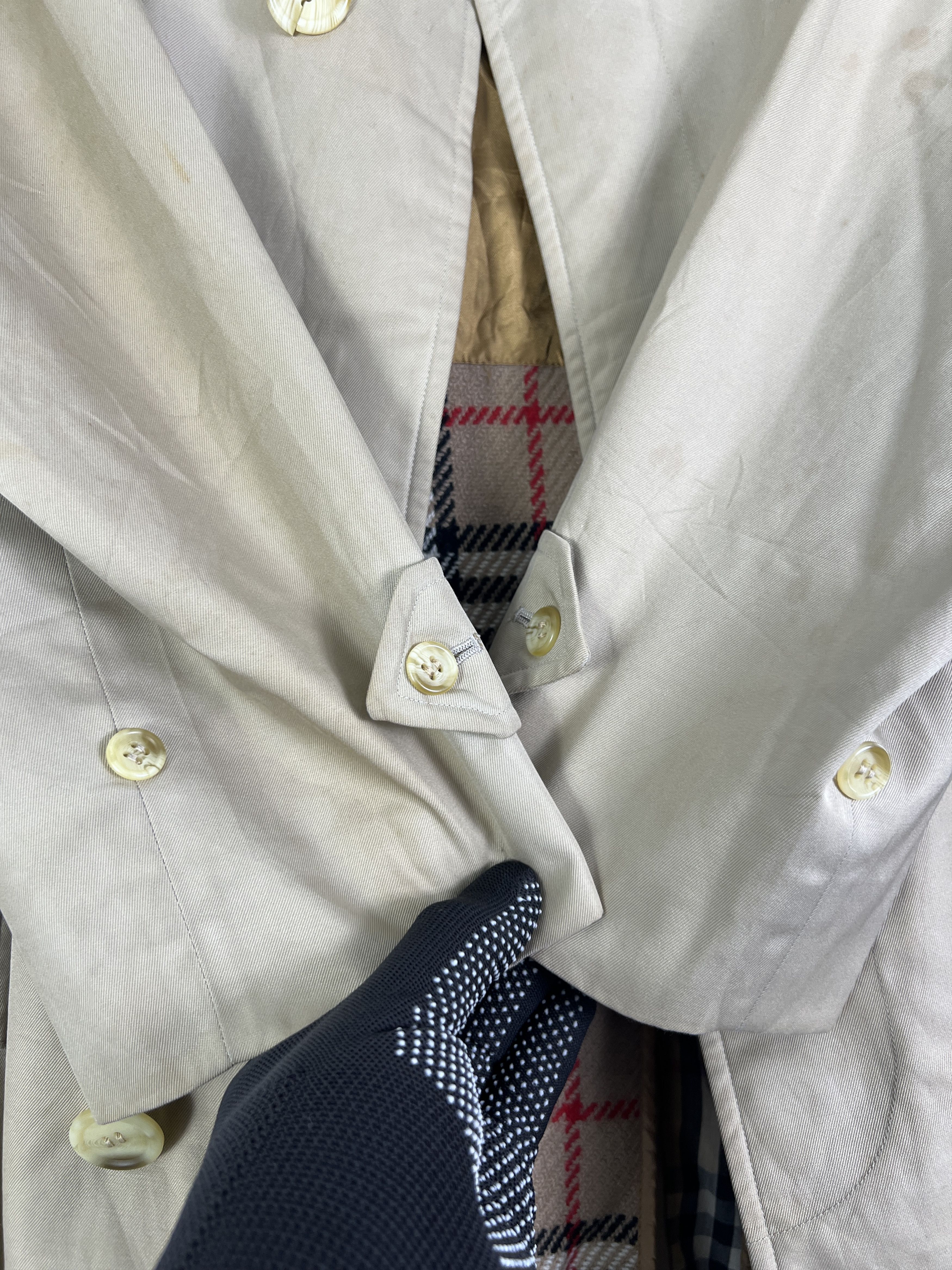 Burberry Vintage Burberrys Lined Plaid Coat GTMPT850 Size US M / EU 48-50 / 2 - 3 Thumbnail
