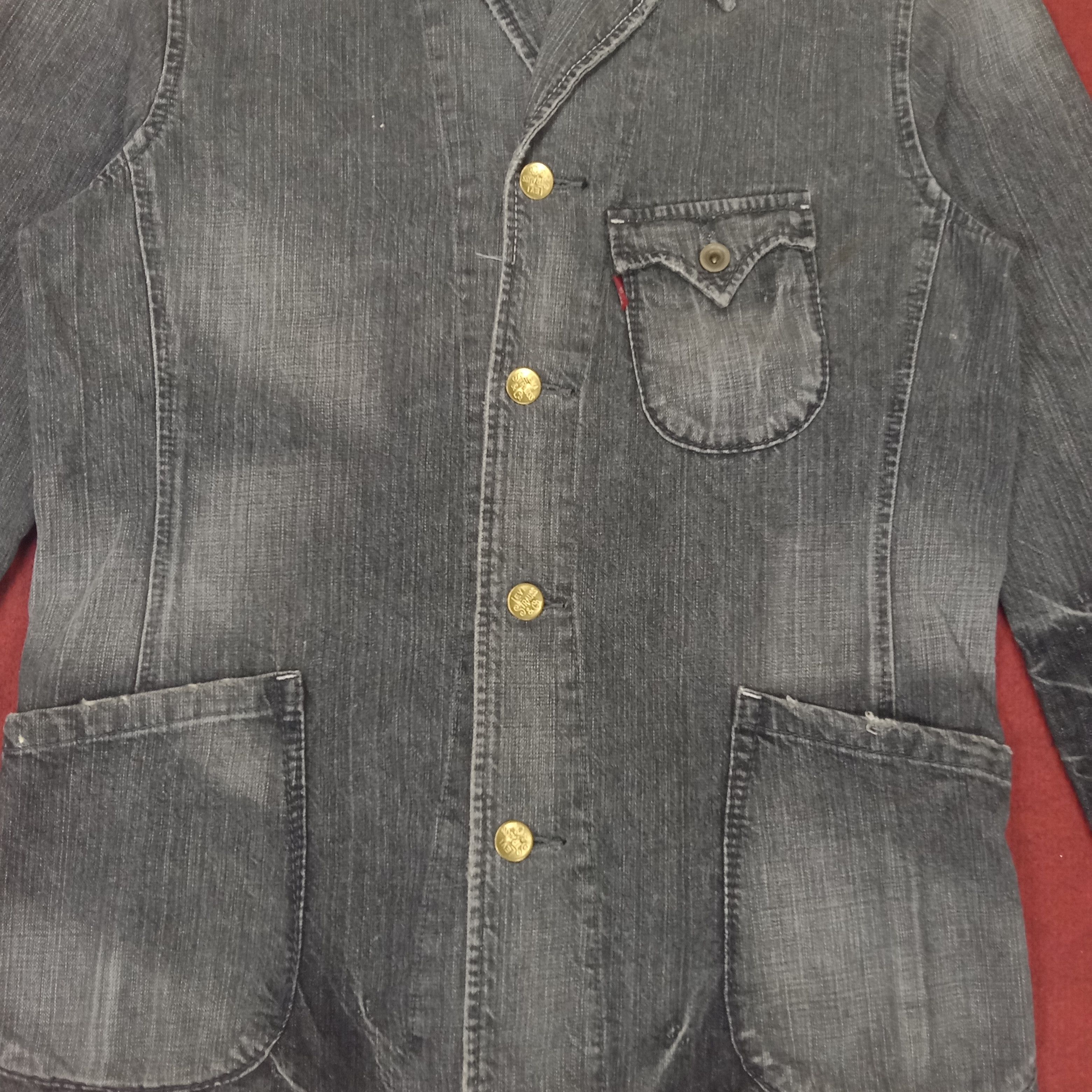 Levi's Levis Casual Fashion Style Nice Design Denim Jacket Size US M / EU 48-50 / 2 - 2 Thumbnail