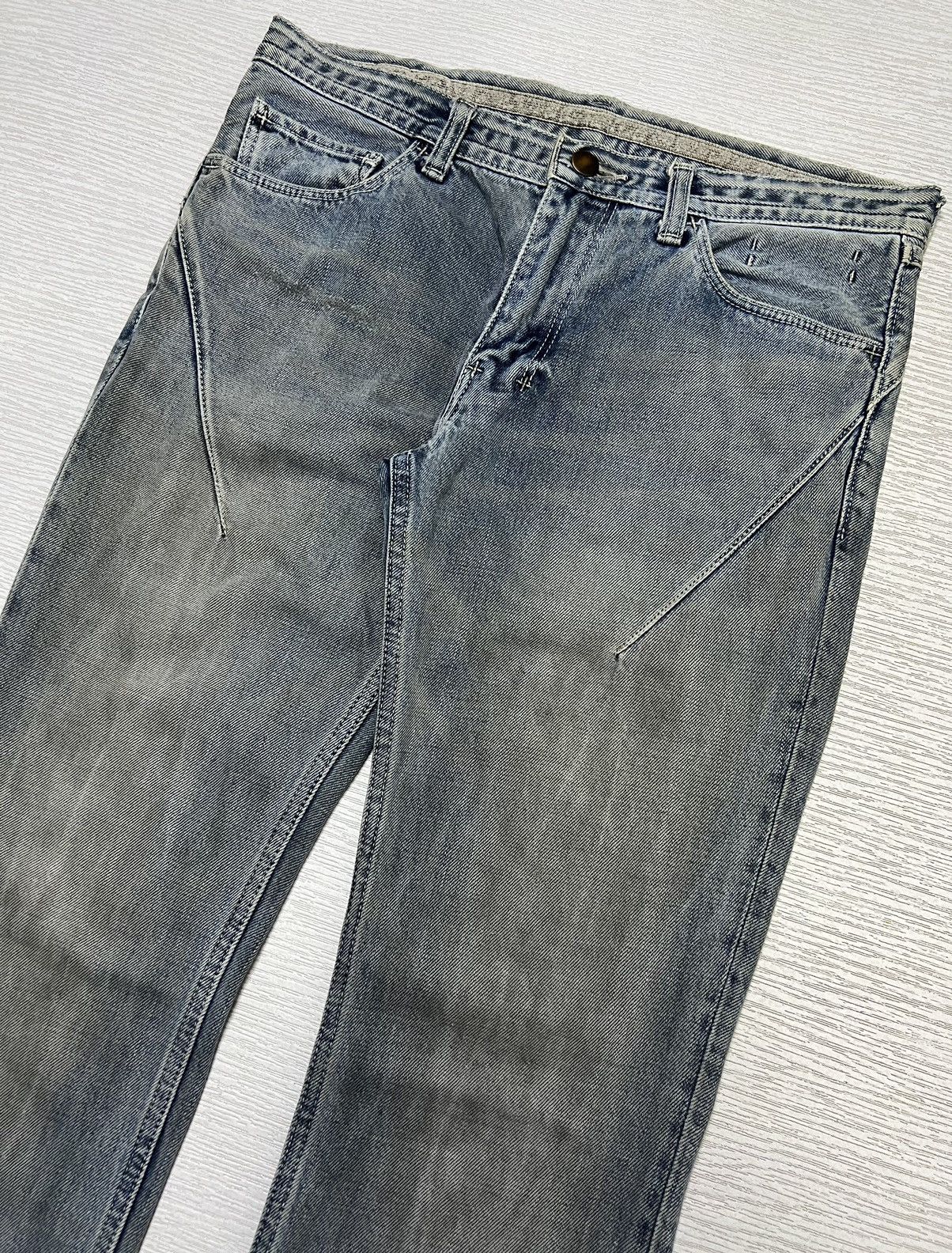 Number (N)ine Number (N)ine - S/S 07’ - Mudwash Distressed Pain Denim Size US 30 / EU 46 - 3 Thumbnail