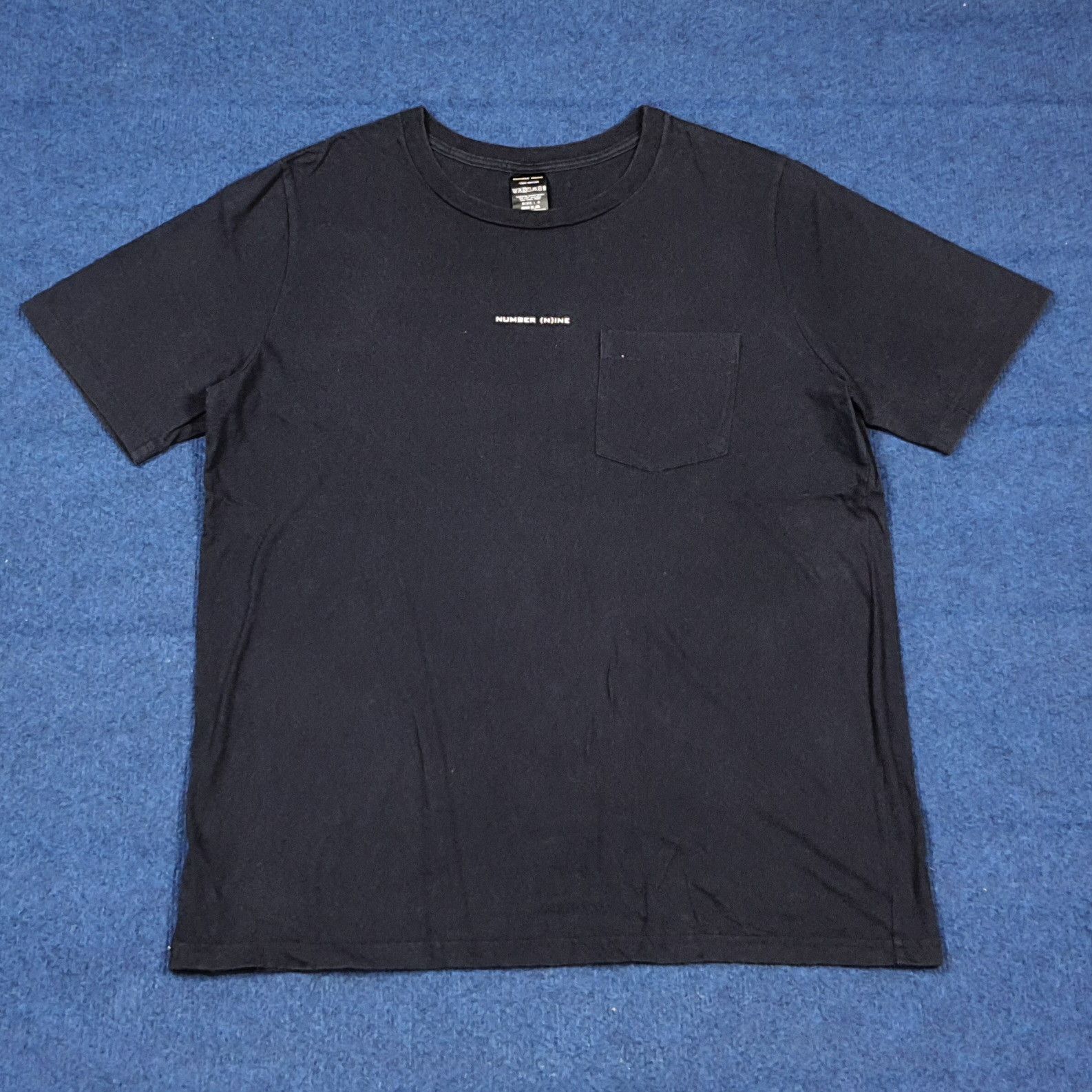 Number (N)ine Vintage Number Nine Spell Out Center Logo Tshirt C285N55 Size US L / EU 52-54 / 3 - 1 Thumbnail