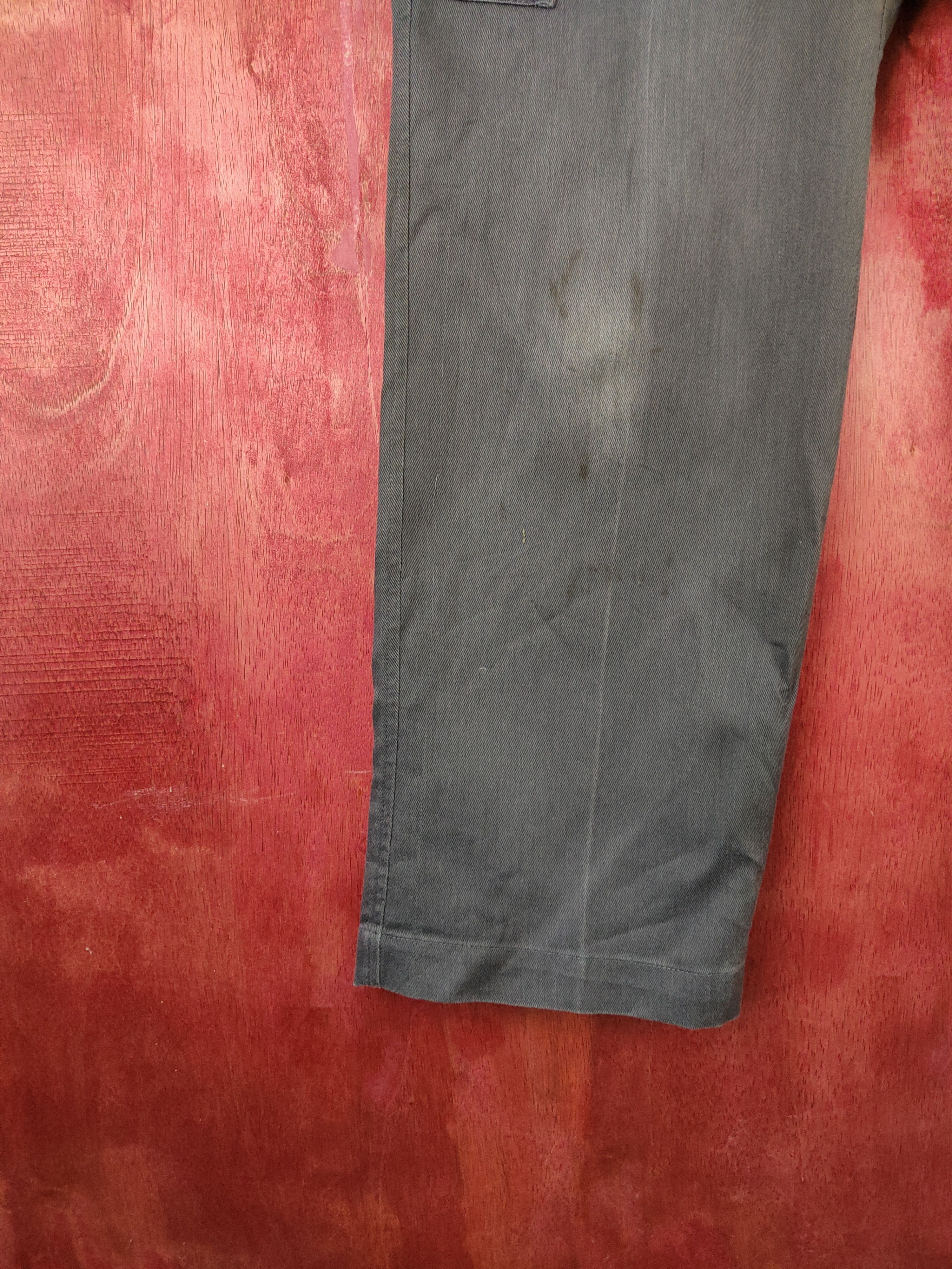Japanese Brand Danbird Gray Faded Multipocket Tactical Cargo Pants #S1745 Size US 28 / EU 44 - 4 Thumbnail