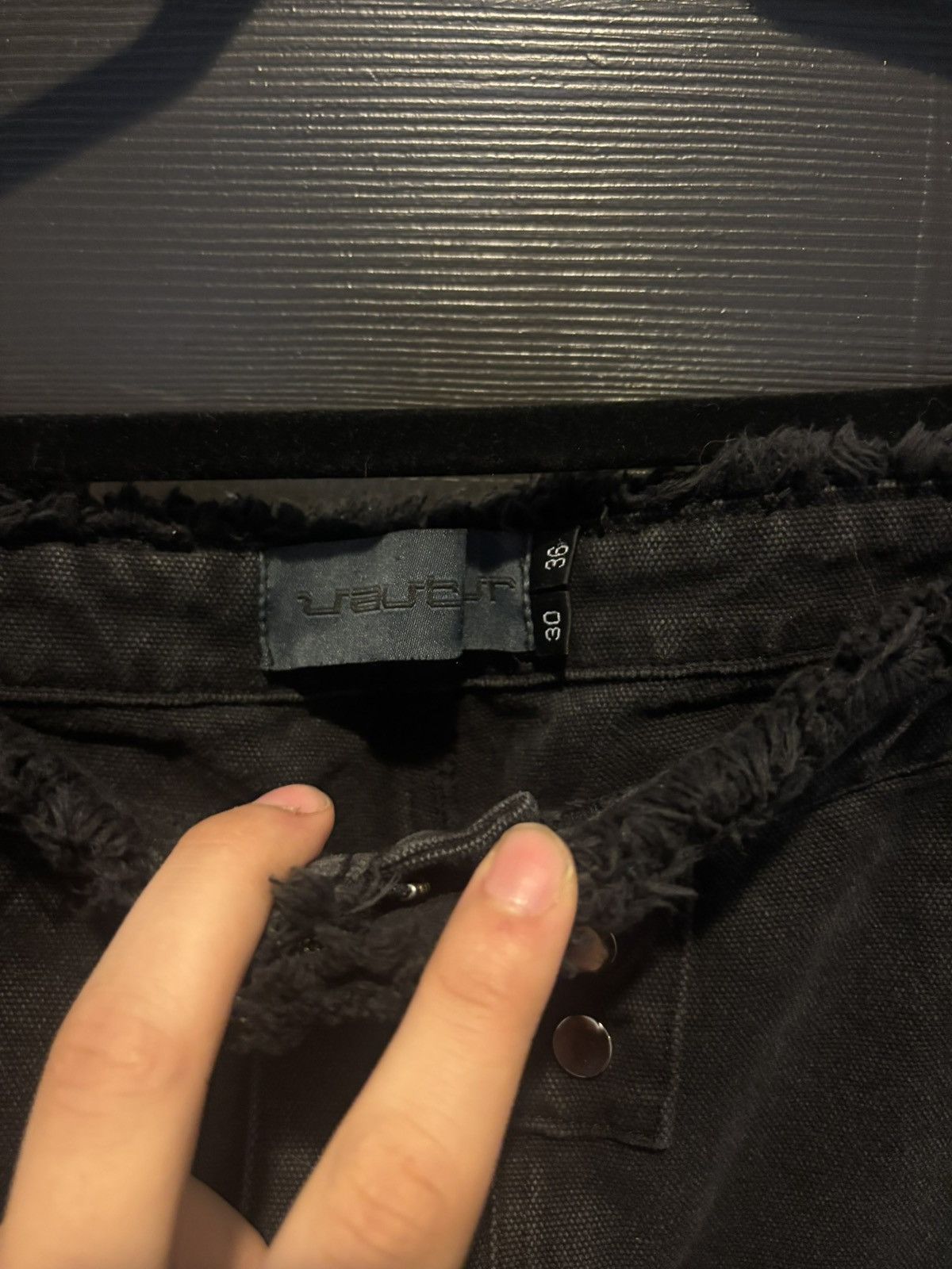 Other Vautour baggy black denim cargos Size US 36 / EU 52 - 2 Thumbnail