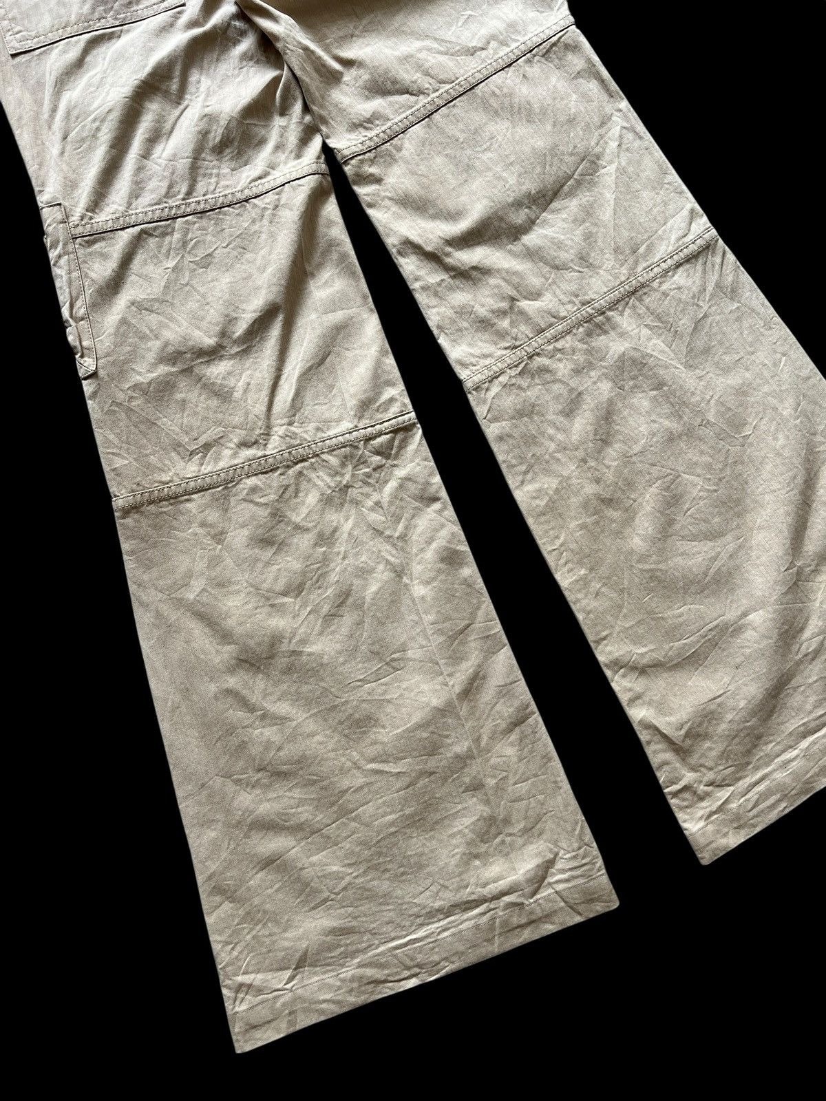 GOA 2000s Enagy 🇯🇵 Flare Multipocket Pants With Pouch Size 30" / US 8 / IT 44 - 12 Thumbnail