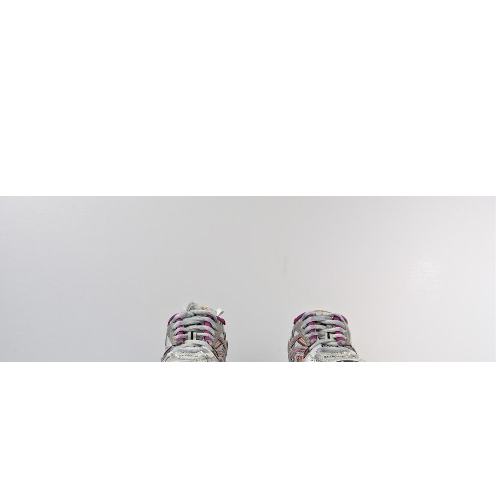 Balenciaga o1rshd1 Runner Sneakers in Multicolor / Mesh / Rubber Size US 13 / EU 46 - 19 Thumbnail