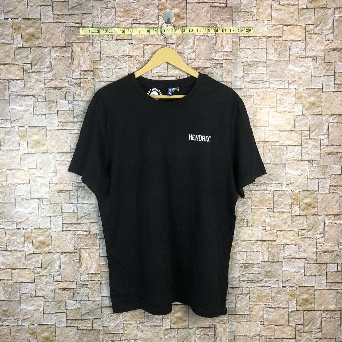 Japanese Brand Hendrix 42 Black T-Shirt #A803 Size US M / EU 48-50 / 2 - 2 Thumbnail
