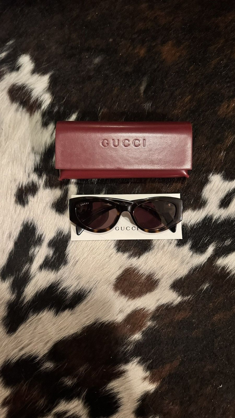 Gucci Gucci tortoise shell cat eye sunglasses Size ONE SIZE - 1 Thumbnail