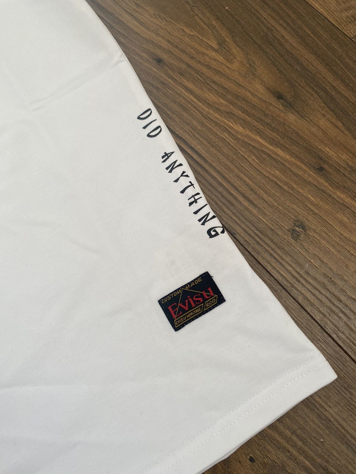 Evisu × Japanese Brand Evisu Big White Logo T-shirt Size M Size US M / EU 48-50 / 2 - 4 Thumbnail
