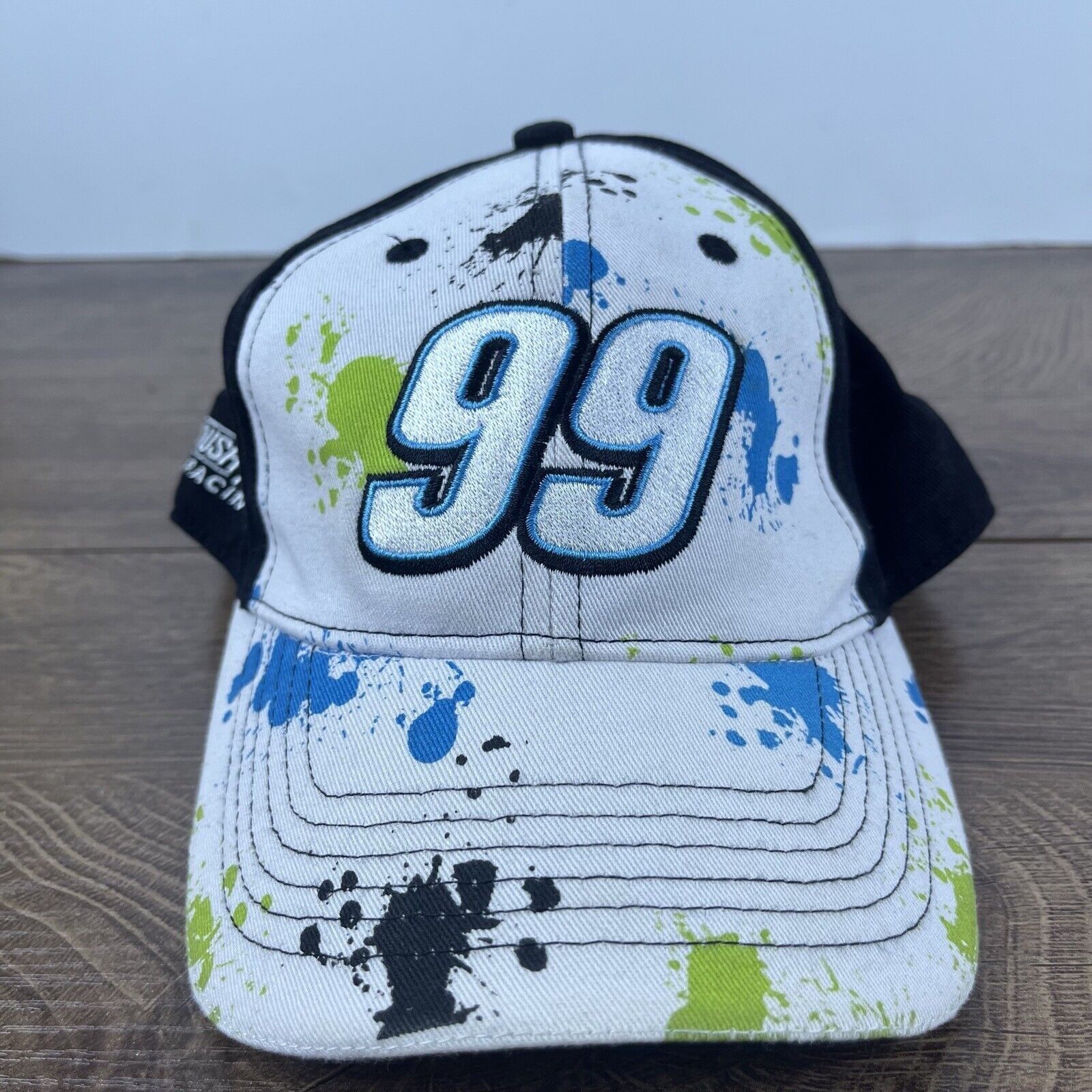 Other Carl Edwards 99 Hat NASCAR Hat White Hat Adjustable White Ad Size ONE SIZE - 1 Thumbnail