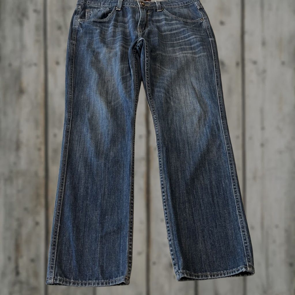 Vintage Sherman Morgan Jeans Men's 34 Pants Blue 5 Pocket Medium Wash Mexico Size US 34 / EU 50 - 1 Thumbnail